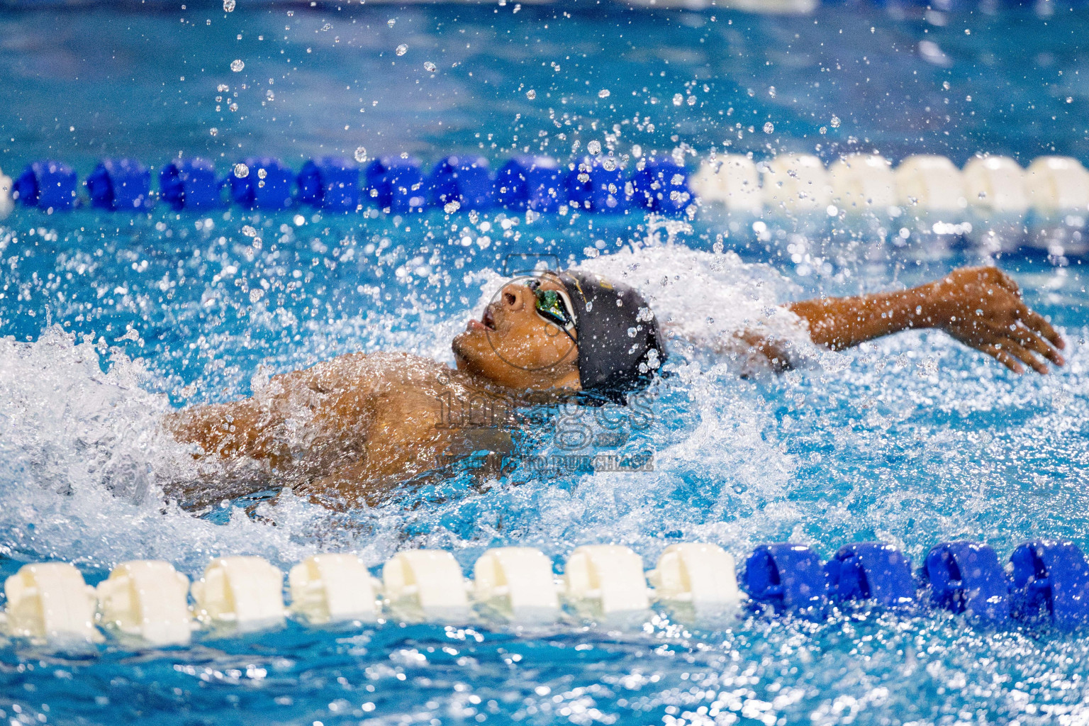 Day 4 of National Swimming Championship 2024 held in Hulhumale', Maldives on Monday, 16th December 2024. Photos: Hassan Simah / images.mv