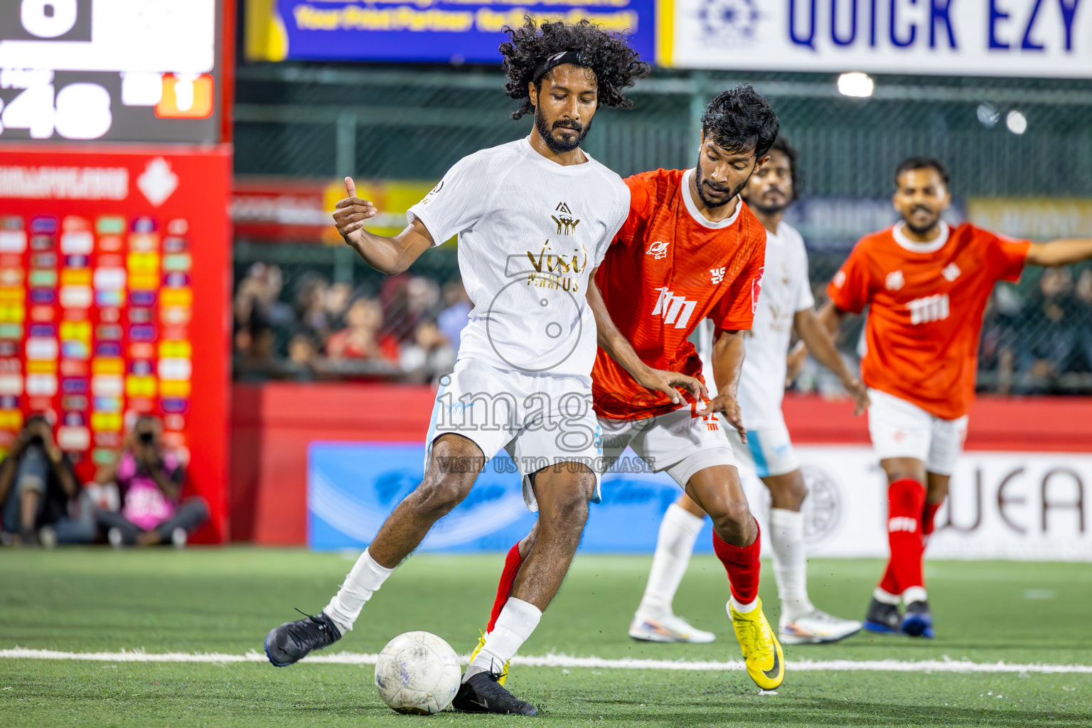 K Maafushi vs K Kaashidhoo in Kaafu Atoll Finals Day 27 of Golden Futsal Challenge 2025 was held on Friday , 31st January 2025, in Hulhumale', Maldives. Photos: Ismail Thoriq / images.mv