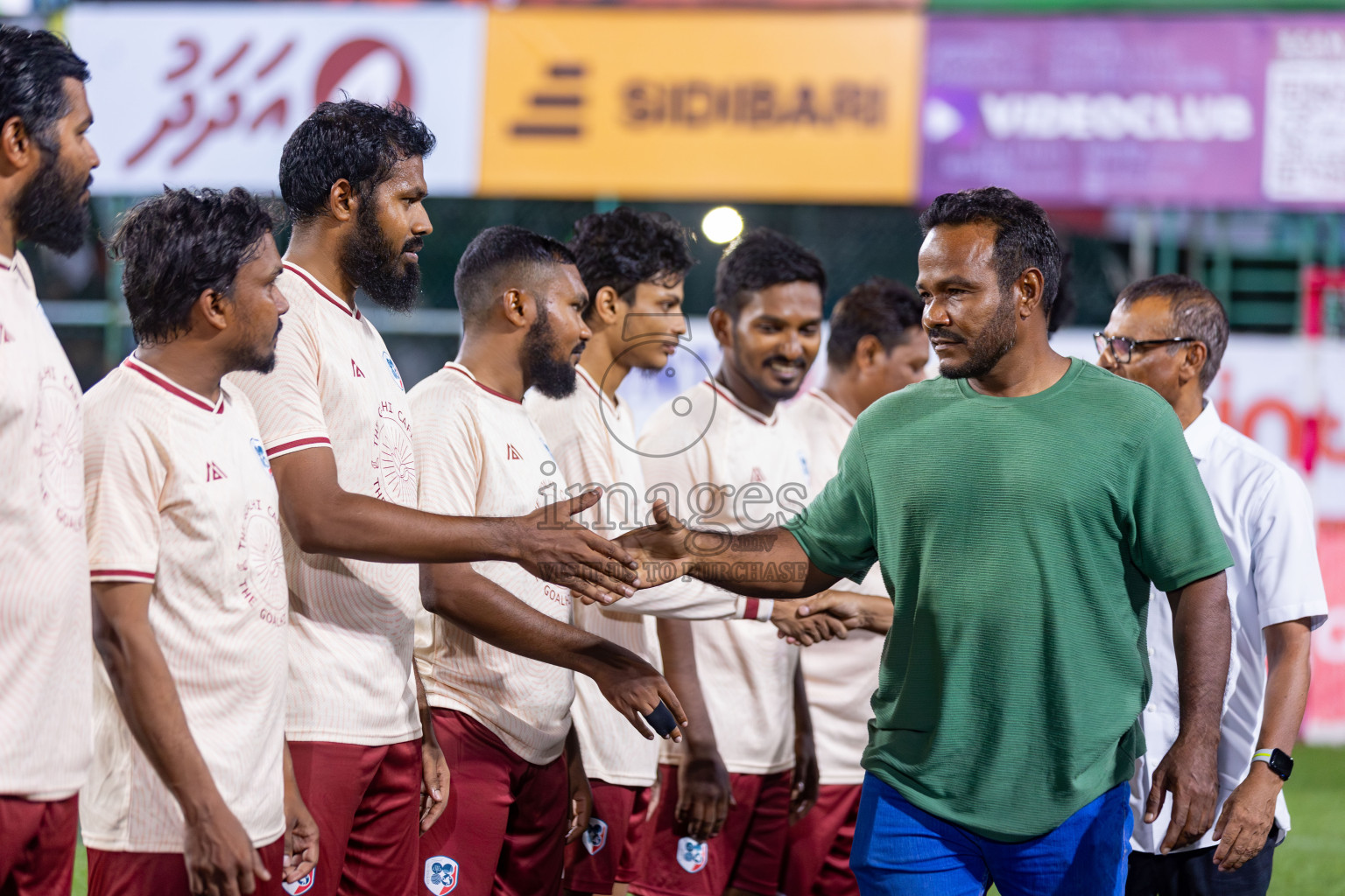 CLUB 220 vs HPSN in the Quarter Finals of Club Maldives Classic 2024 held in Rehendi Futsal Ground, Hulhumale', Maldives on Tuesday, 17th September 2024. 
Photos: Hassan Simah / images.mv