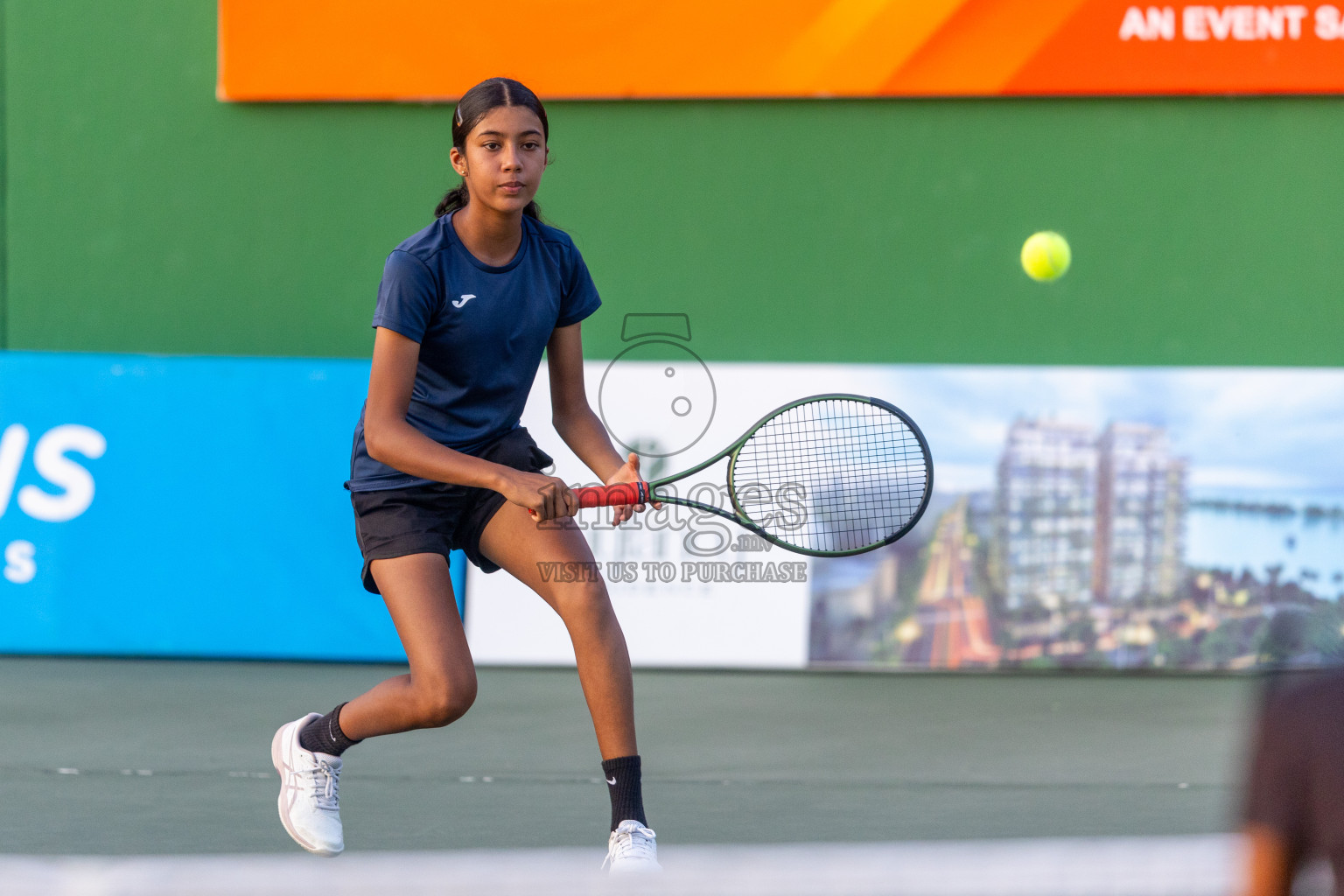 Day 3 of ATF Maldives Junior Open Tennis was held in Male' Tennis Court, Male', Maldives on Wednesday, 11th December 2024. Photos: Ismail Thoriq / images.mv