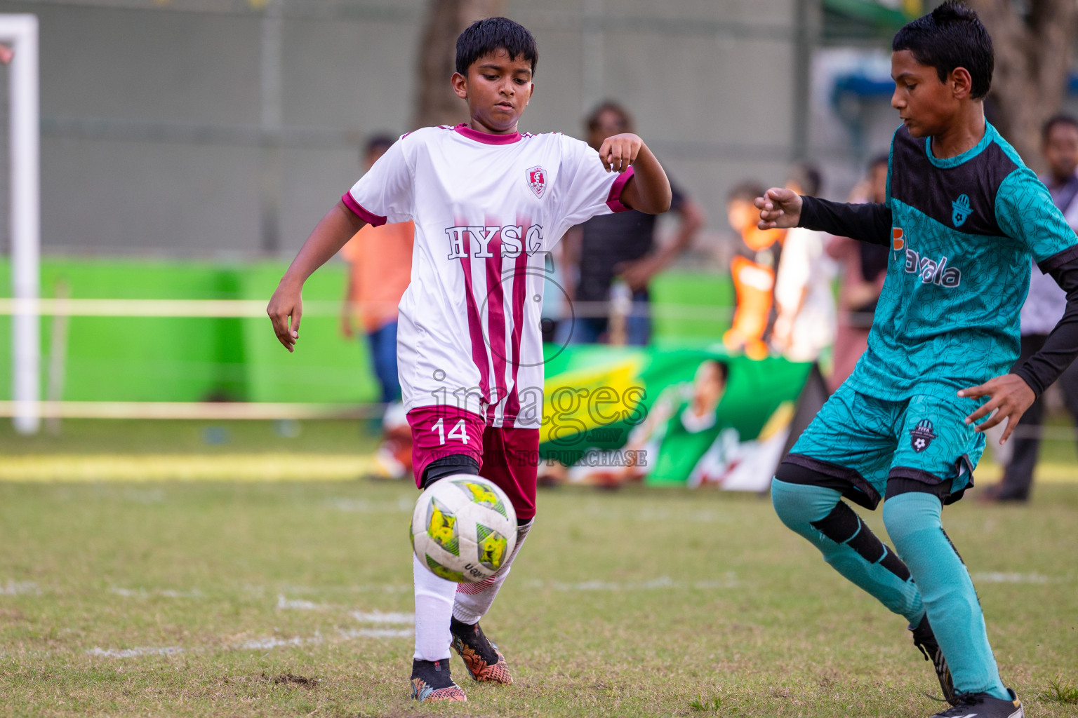 Day 1 of MILO Academy Championship 2024 - U12 was held at Henveiru Grounds in Male', Maldives on Thursday, 4th July 2024. 
Photos: Ismail Thoriq / images.mv