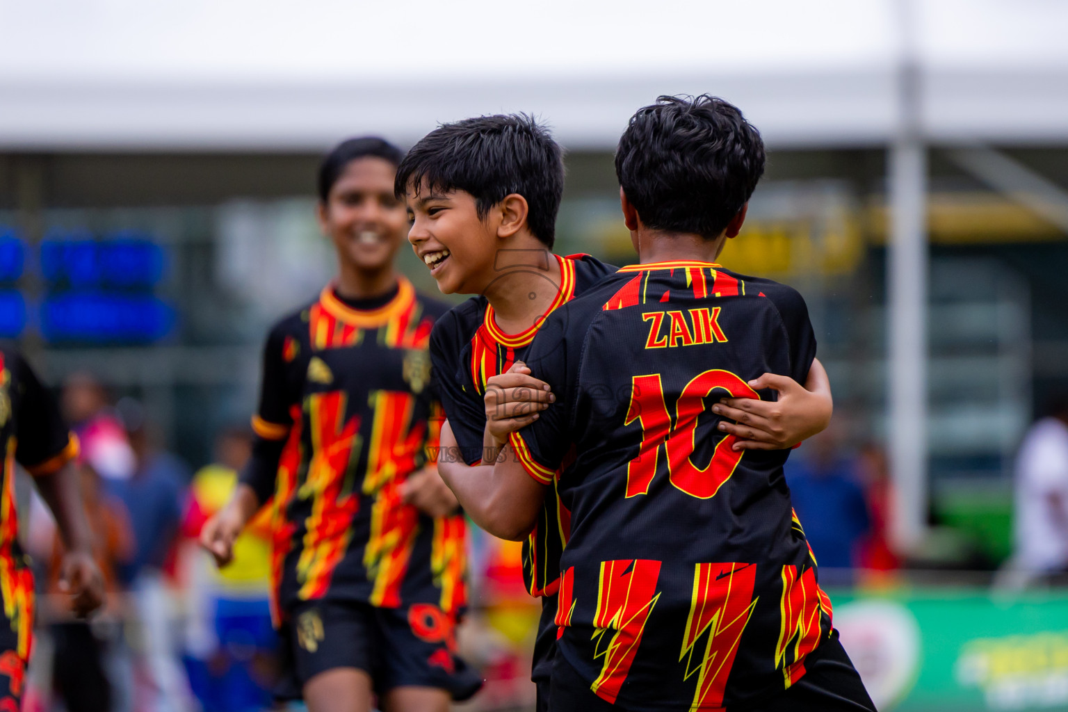 Day 1 of MILO Academy Championship 2025 (U-12) was held at Henveiru Stadium in Male', Maldives on Thursday, 1st May 2025. Photos: Nausham Waheed / images.mv