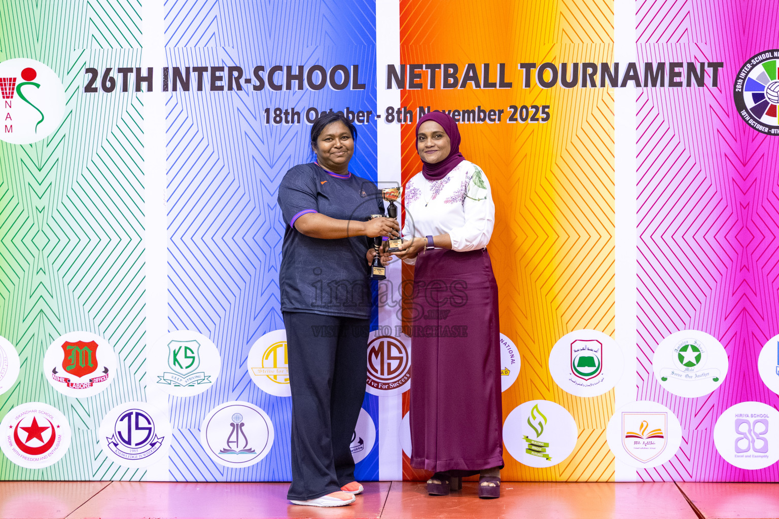Finals of 26th Inter-School Netball Tournament 2025 was held in Social Center Indoor Hall on Saturday, 8th November 2025. Photos: Mohamed Mahfooz Moosa / images.mv