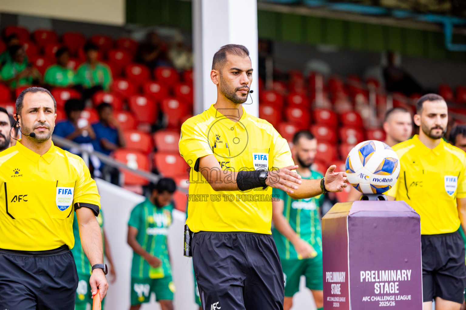 Maziya SC vs Al Arabi SC in AFC Challenge League 2025/26 Preliminary Stage was held at National Stadium in Male', Maldives on Tuesday, 12th August 2025. Photos: Nausham Waheed / images.mv