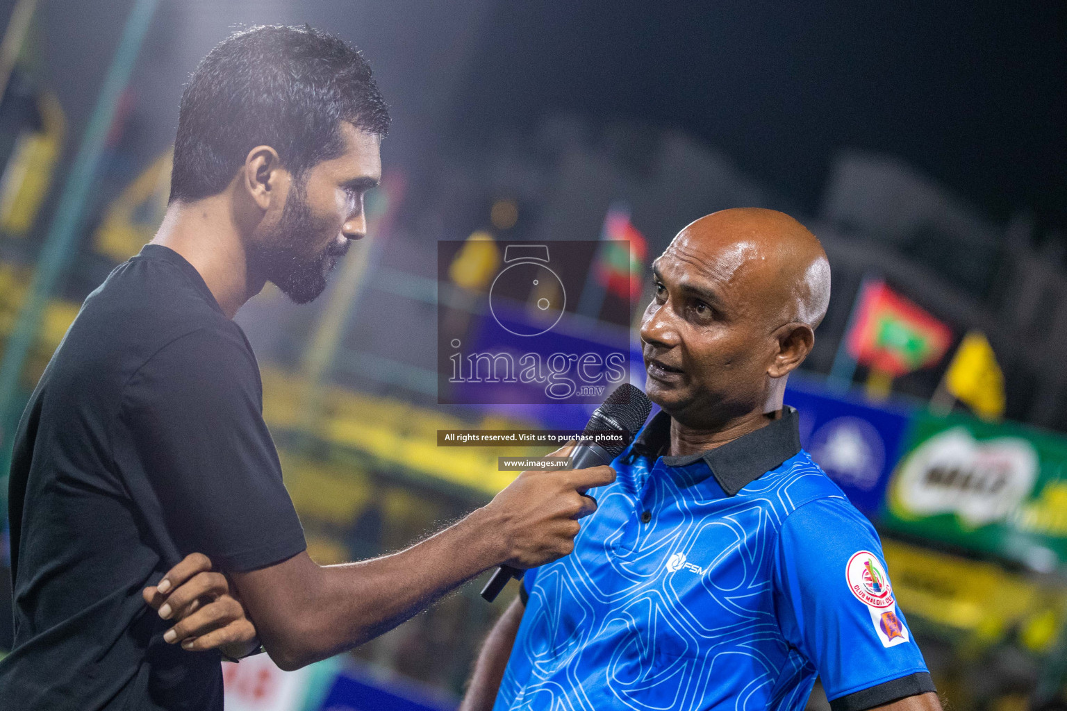 RRC Vs FSM in the Semi Finals of Club Maldives 2021 held in Hulhumale, Maldives on 19 December 2021. Photos: Ismail Thoriq / images.mv