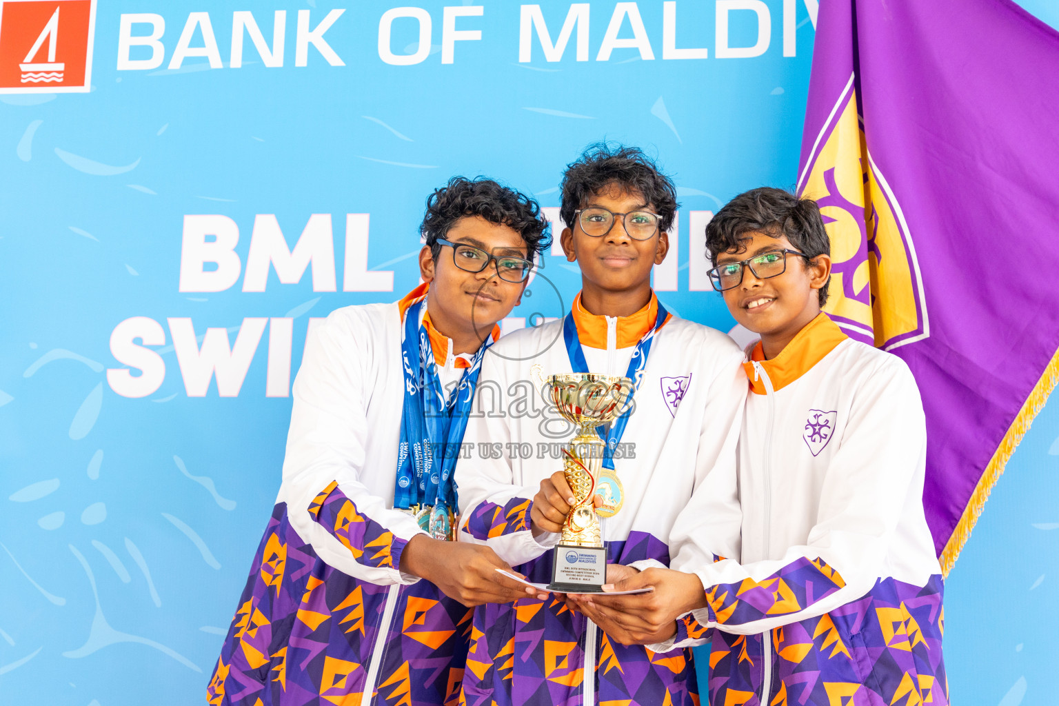 Closing ceremony of BML 20th Inter-School Swimming Competition was held in Hulhumale' Swimming Complex on Saturday, 19th October 2024. 
Photos: Ismail Thoriq