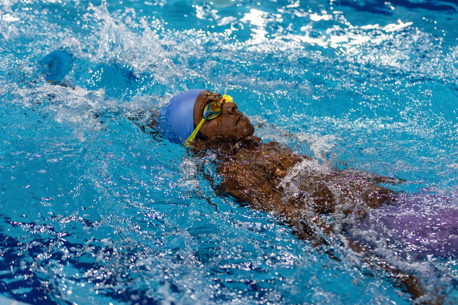 Day 2 of National Swimming Competition 2024 held in Hulhumale', Maldives on Saturday, 14th December 2024. Photos: Hassan Simah / images.mv