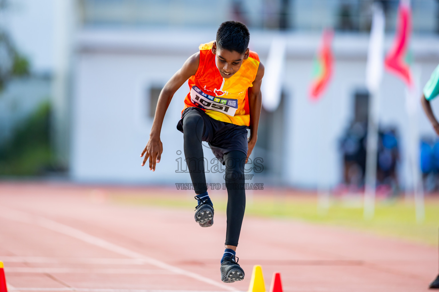 Day 5 of MWSC Interschool Athletics Championships 2024 held in Hulhumale Running Track, Hulhumale, Maldives on Wednesday, 13th November 2024. Photos by: Nausham Waheed / Images.mv