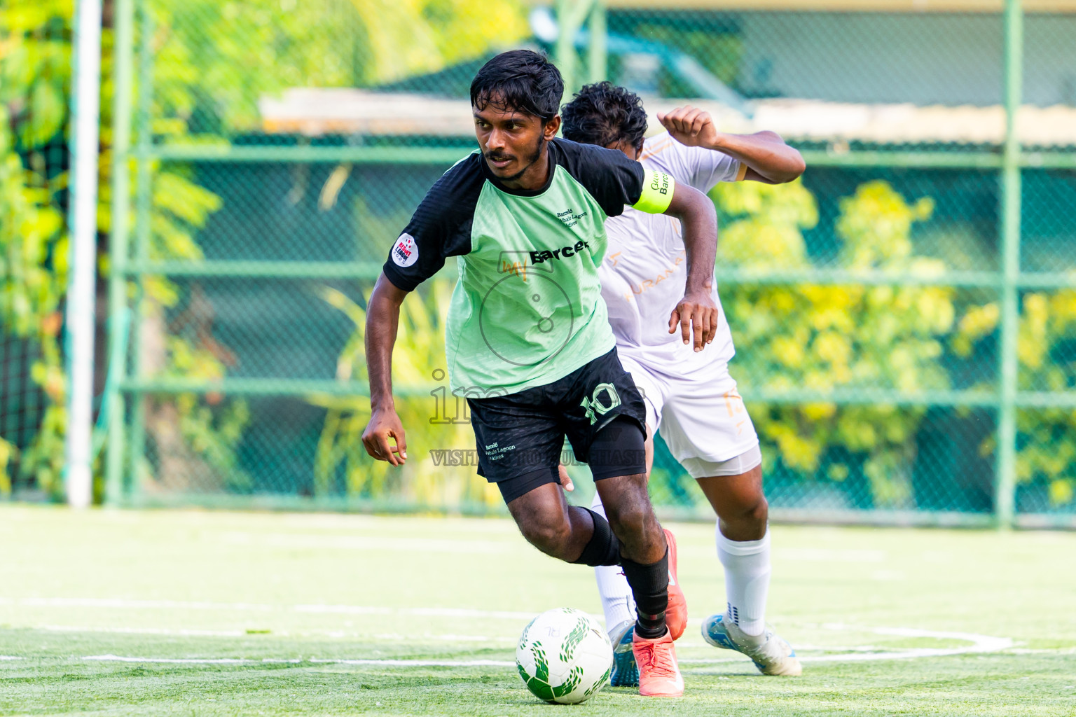 Kuramathi vs Barcelo in Day 6 of Resort League 2025 (Ari Zone) was held on Wednesday, 25th June 2025 in Conrad Maldives Rangali Island, Alif Dhaalu Atoll, Maldives. Photos: Nausham Waheed / images.mv