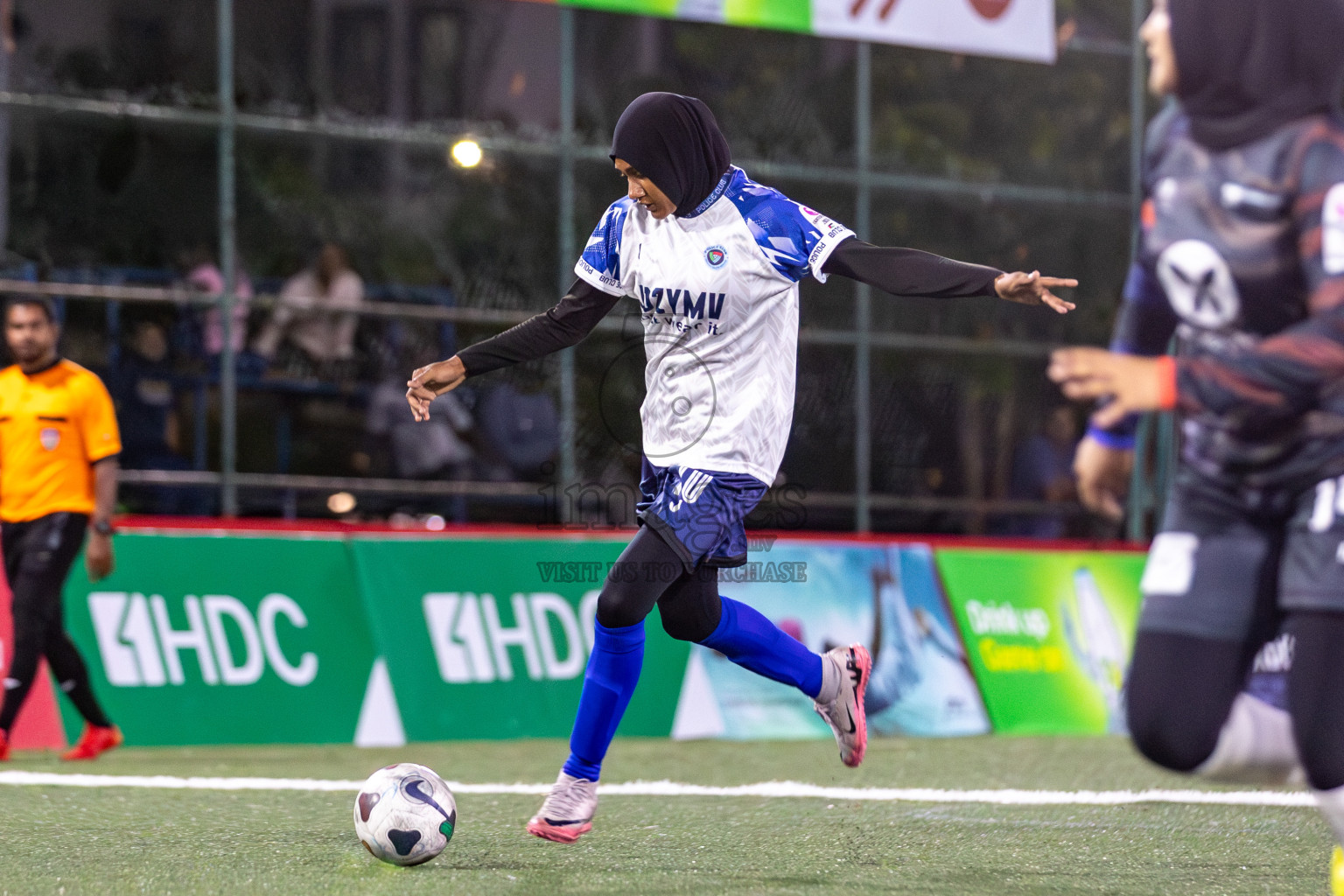 POLICE CLUB vs TEAM DHARUMAVANTHA in Eighteen Thirty 2024 held in Rehendi Futsal Ground, Hulhumale', Maldives on Monday, 9th September 2024. Photos: Mohamed Mahfooz Moosa / images.mv