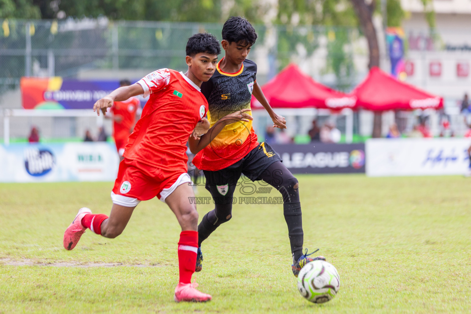 Eagles vs Hurriya in day 6 of Dhivehi Youth League 2024 held at Henveiru Stadium on Saturday 30th November 2024. Photos: Shuu Abdul Sattar/ Images.mv