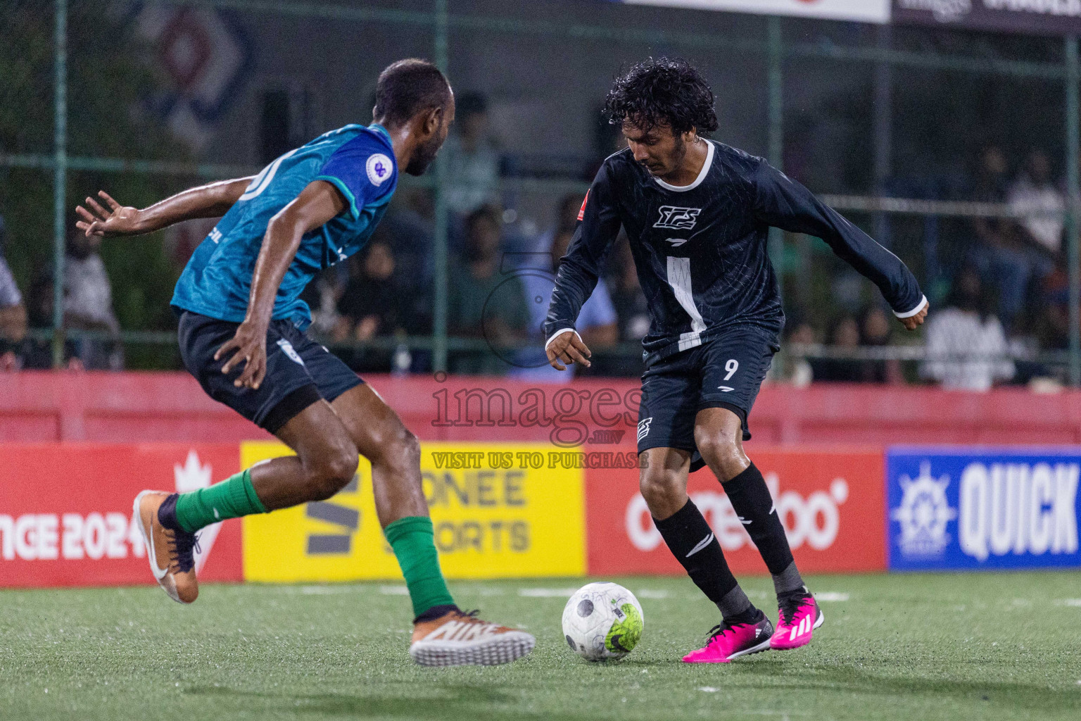 F Feeali vs F Bilehdhoo in Day 8 of Golden Futsal Challenge 2024 was held on Monday, 22nd January 2024, in Hulhumale', Maldives Photos: Nausham Waheed / images.mv