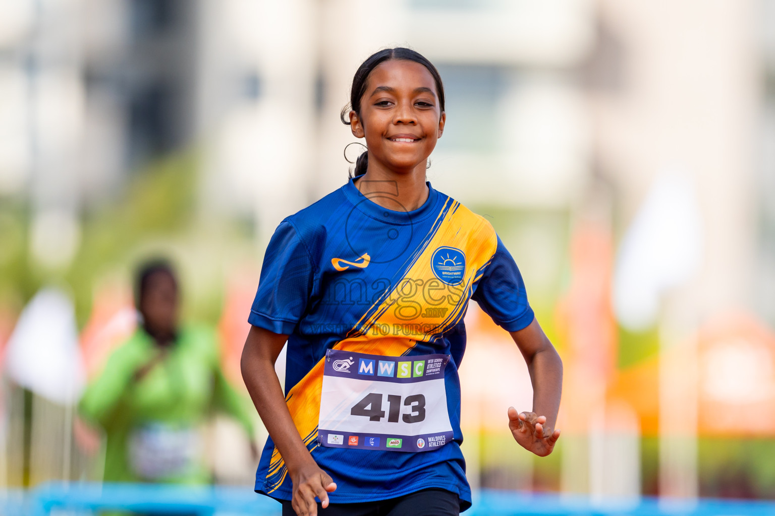 Day 4 of MWSC Interschool Athletics Championships 2024 held in Hulhumale Running Track, Hulhumale, Maldives on Tuesday, 12th November 2024. Photos by: Nausham Waheed / Images.mv