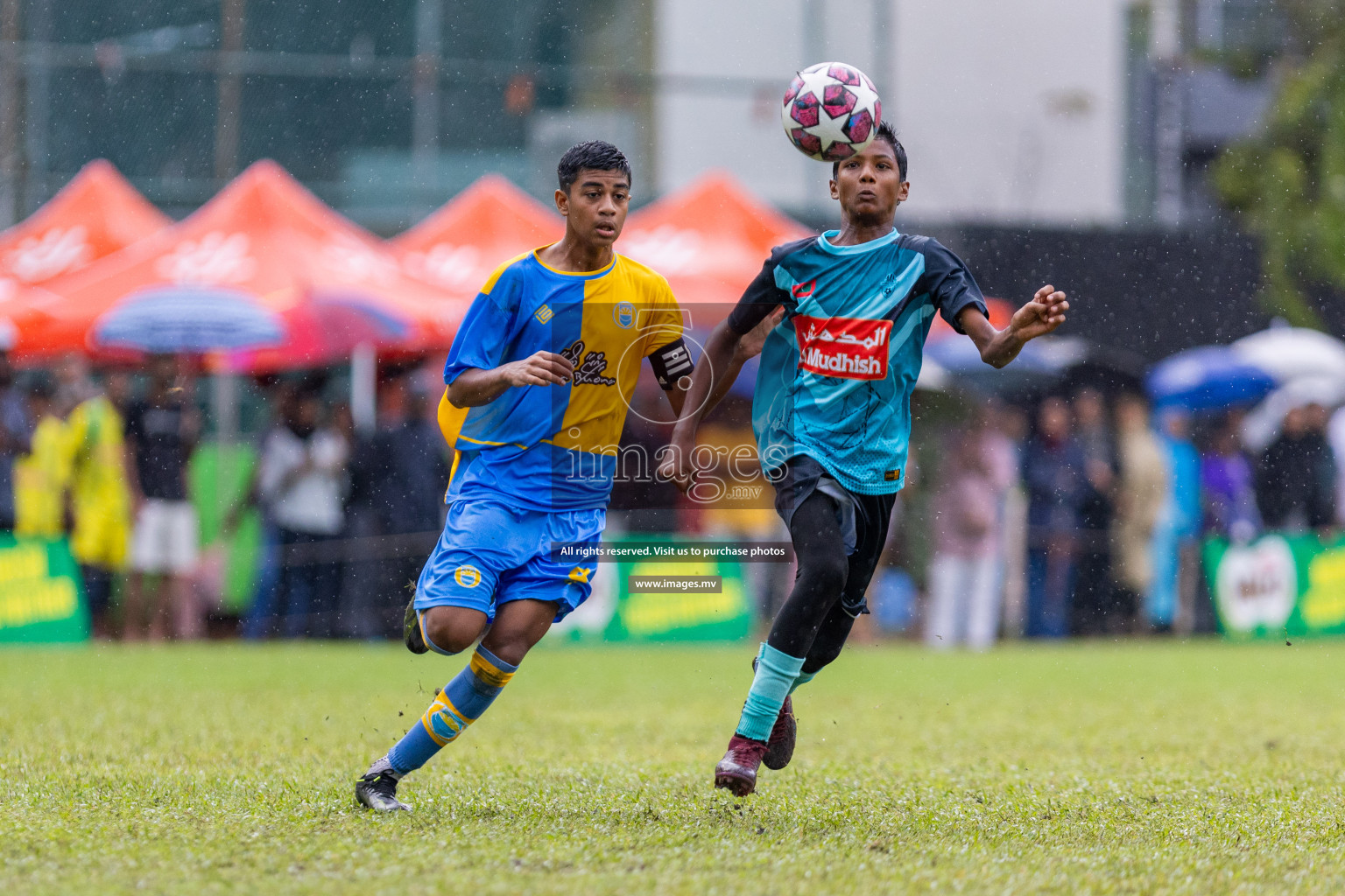 Day 2 of MILO Academy Championship 2023 (u14) was held in Henveyru Stadium Male', Maldives on 4th November 2023. Photos: Nausham Waheed / images.mv