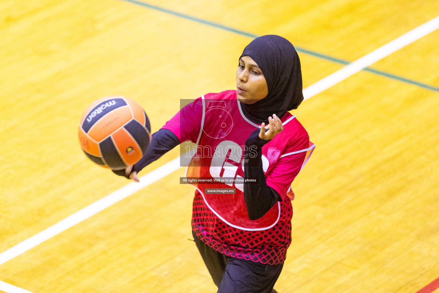 Day4 of 24th Interschool Netball Tournament 2023 was held in Social Center, Male', Maldives on 30th October 2023. Photos: Nausham Waheed / images.mv