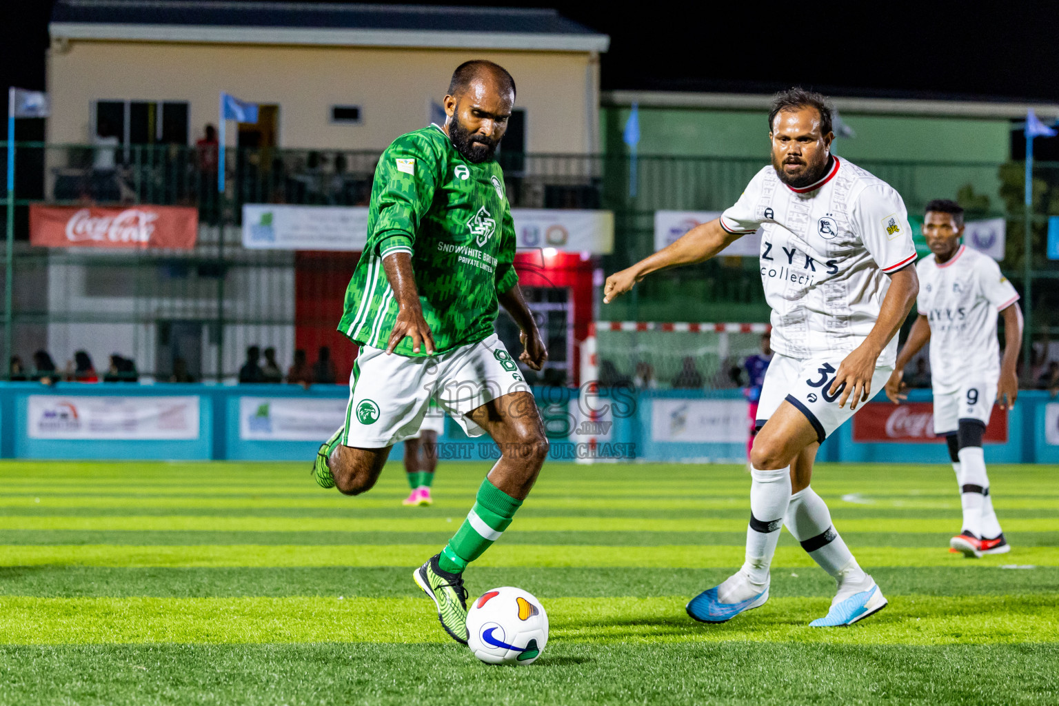 Kovigoani vs FC Baaz in Day 3 of Laamehi Dhiggaru Ekuveri Futsal Challenge 2024 was held on Sunday, 28th July 2024, at Dhiggaru Futsal Ground, Dhiggaru, Maldives Photos: Nausham Waheed / images.mv