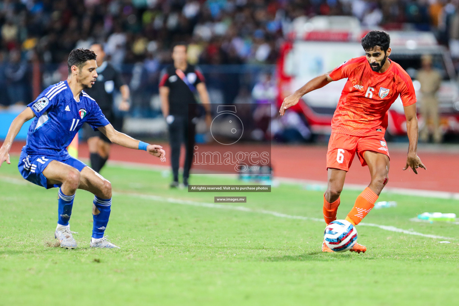 Kuwait vs India in the Final of SAFF Championship 2023 held in Sree Kanteerava Stadium, Bengaluru, India, on Tuesday, 4th July 2023. Photos: Nausham Waheed, Hassan Simah / images.mv