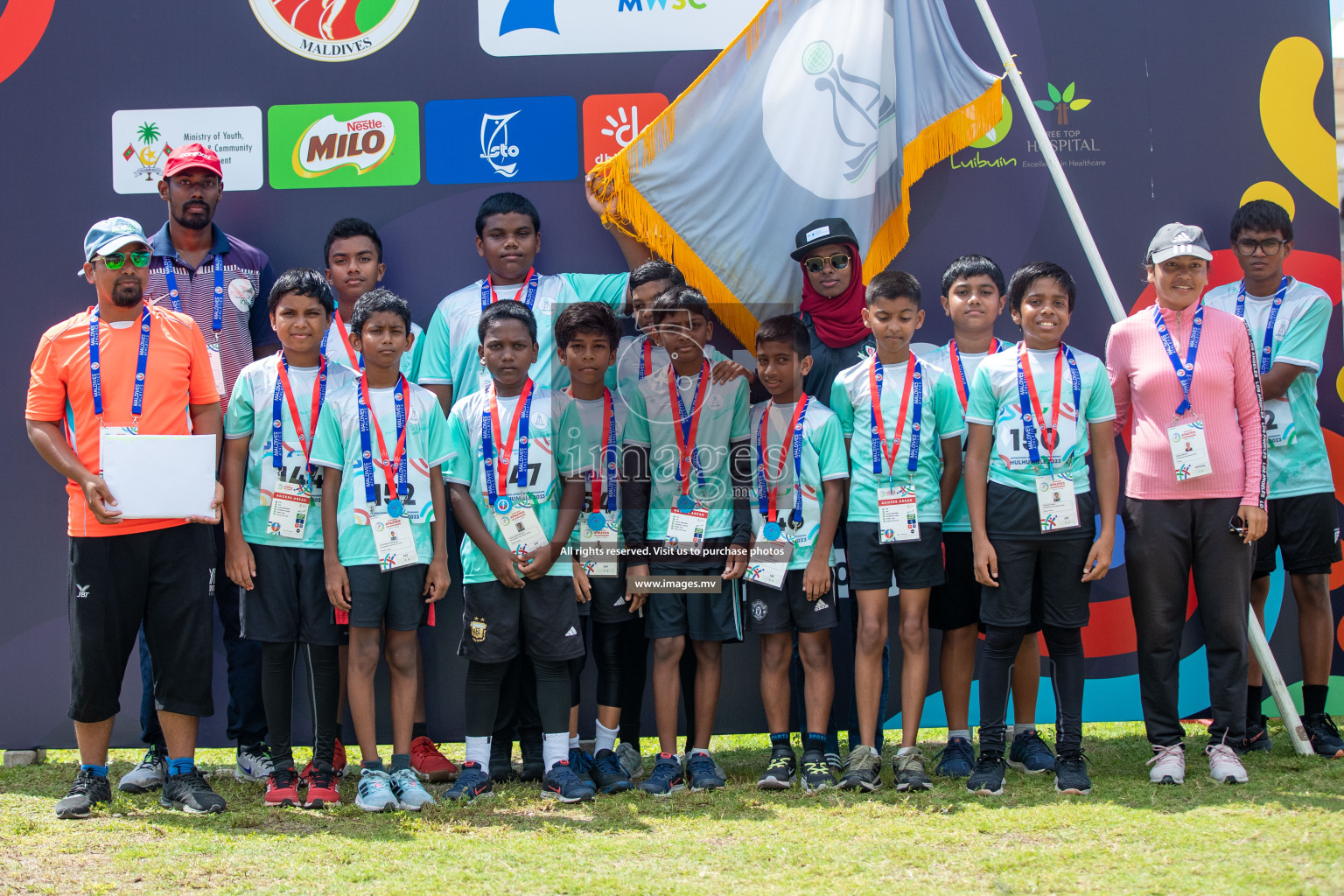 Day four of Inter School Athletics Championship 2023 was held at Hulhumale' Running Track at Hulhumale', Maldives on Wednesday, 18th May 2023. Photos:  Nausham Waheed / images.mv