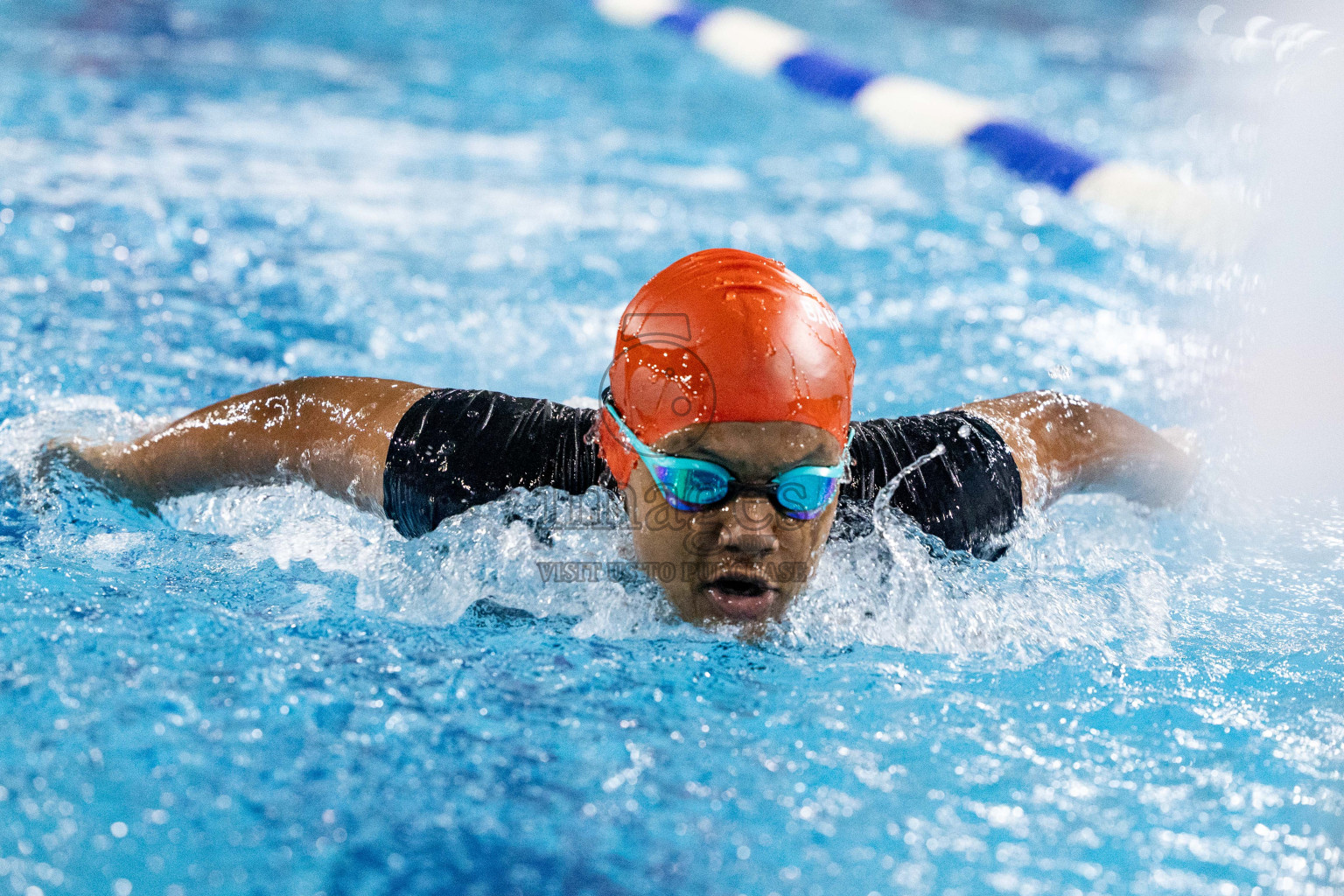 Day 4 of 20th Inter-school Swimming Competition 2024 held in Hulhumale', Maldives on Tuesday, 15th October 2024. Photos: Ismail Thoriq / images.mv