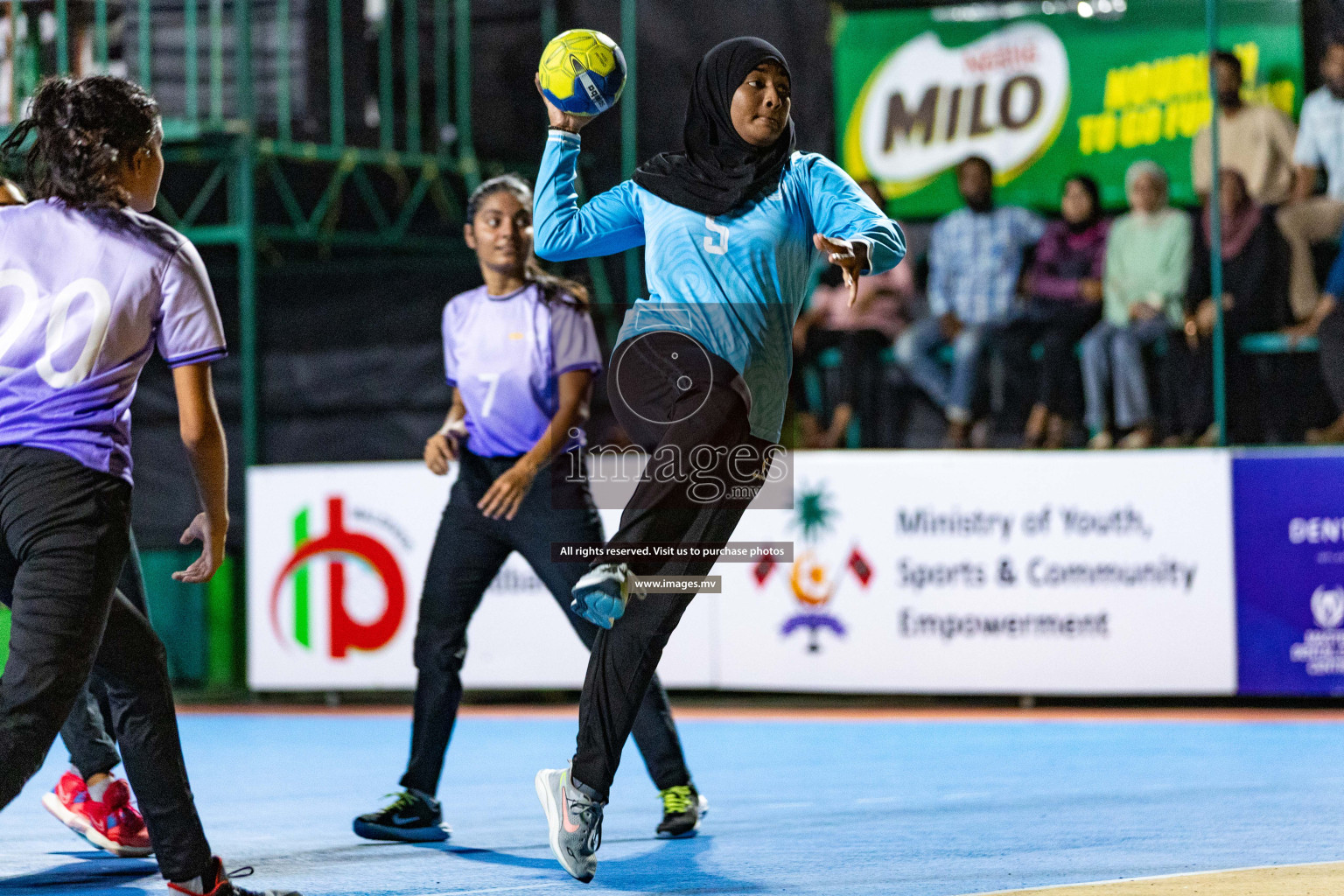 Day 2 of 7th Inter-Office/Company Handball Tournament 2023, held in Handball ground, Male', Maldives on Saturday, 17th September 2023 Photos: Nausham Waheed/ Images.mv