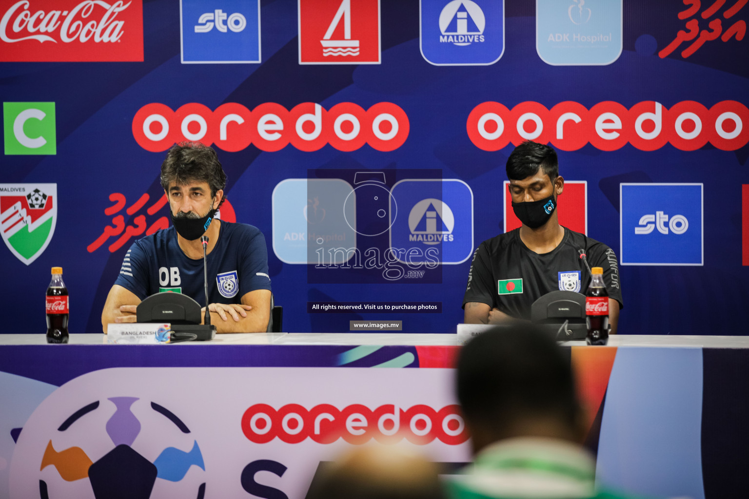 Bangladesh vs Sri Lanka in SAFF Championship 2021 held on 1st October 2021 in Galolhu National Stadium, Male', Maldives