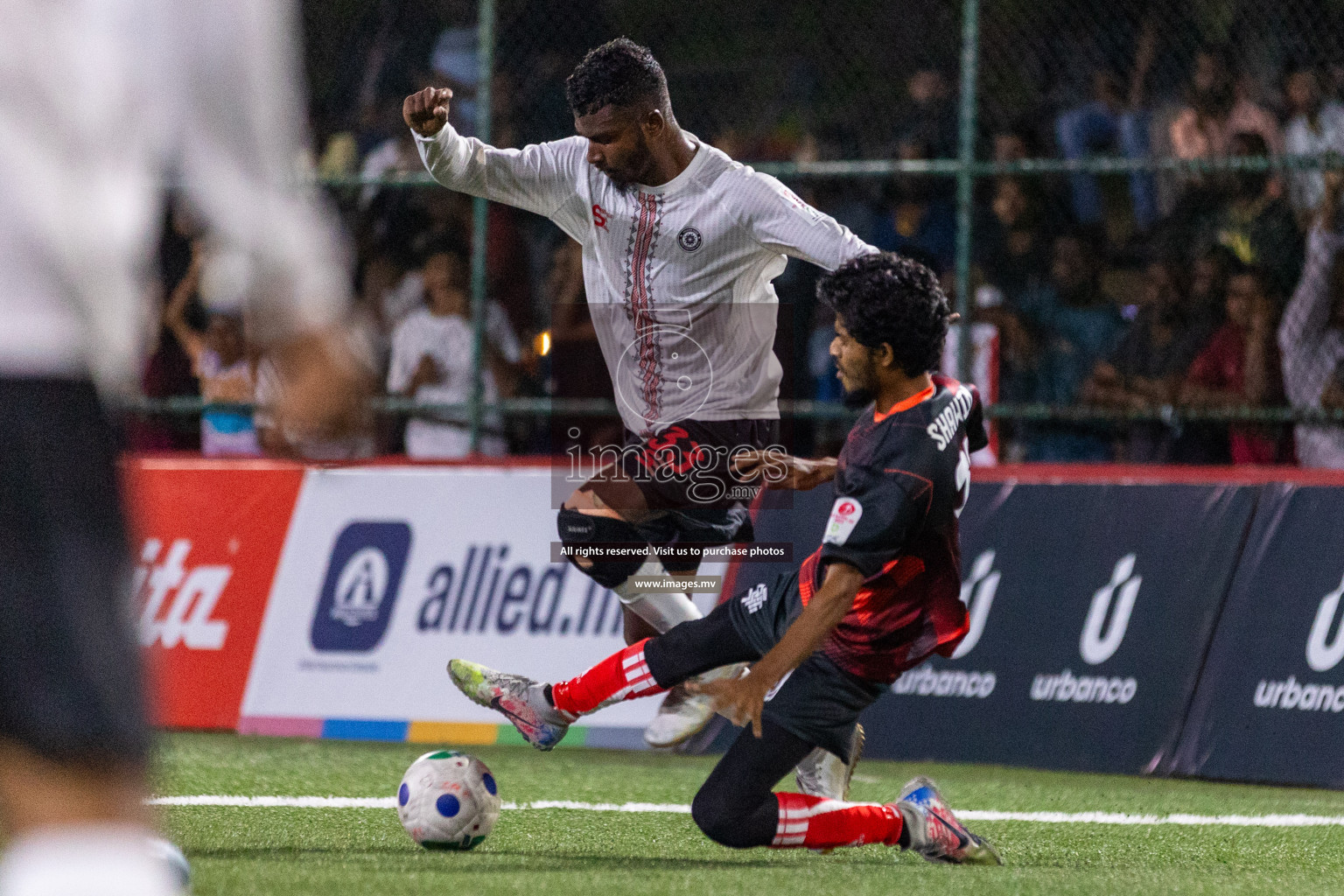 Aasandha vs Prisons RC in Club Maldives Cup 2023 held in Hulhumale, Maldives, on Monday, 17th July 2023 Photos: Nausham Waheed / images.mv