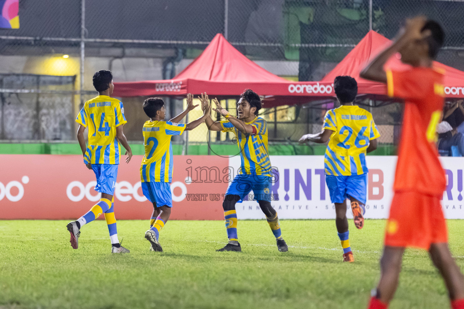 Valencia vs Victory Sports Club in Day 7 of Dhivehi Youth League 2024 held at Henveiru Stadium on Sunday, 1st December 2024. Photos: Shuu Abdul Sattar, / Images.mv