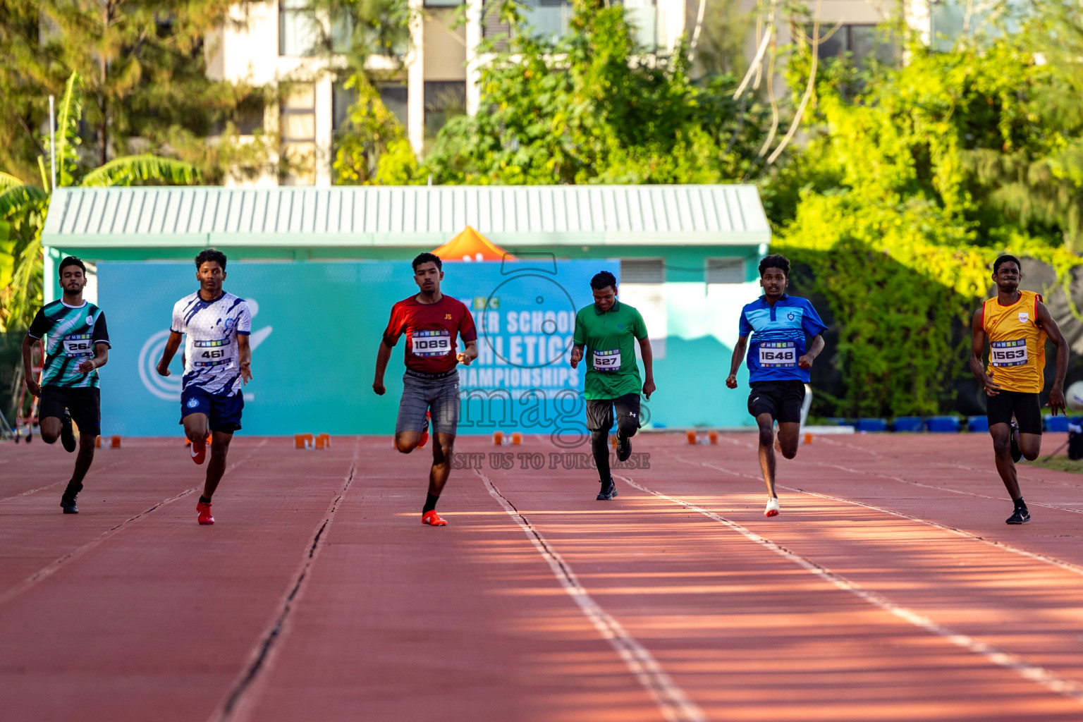 Day 1 of MWSC Interschool Athletics Championships 2024 held in Hulhumale Running Track, Hulhumale, Maldives on Saturday, 9th November 2024. 
Photos by: Hassan Simah / Images.mv