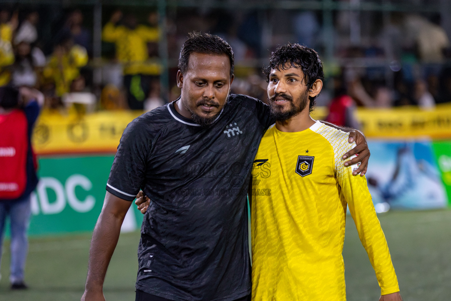 RRC vs MPL in the Semi Finals of Club Maldives Cup 2024 held in Rehendi Futsal Ground, Hulhumale', Maldives on Monday, 14th October 2024. Photos: Hassan Simah / images.mv