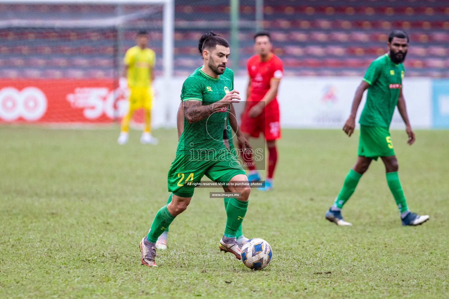 Maziya vs Da Grande in the Dhivehi Premier League 2022 on 22nd July 2022, held in National Football Stadium, Male', Maldives Photos: Nausham waheed / Images.mv