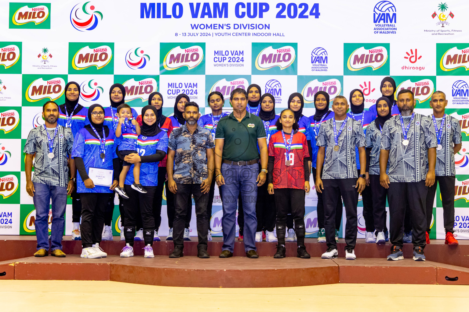 Final of Women's Division of Milo VAM Cup 2024 held in Male', Maldives on Saturday, 13th July 2024 at Social Center Indoor Hall Photos By: Nausham Waheed / images.mv