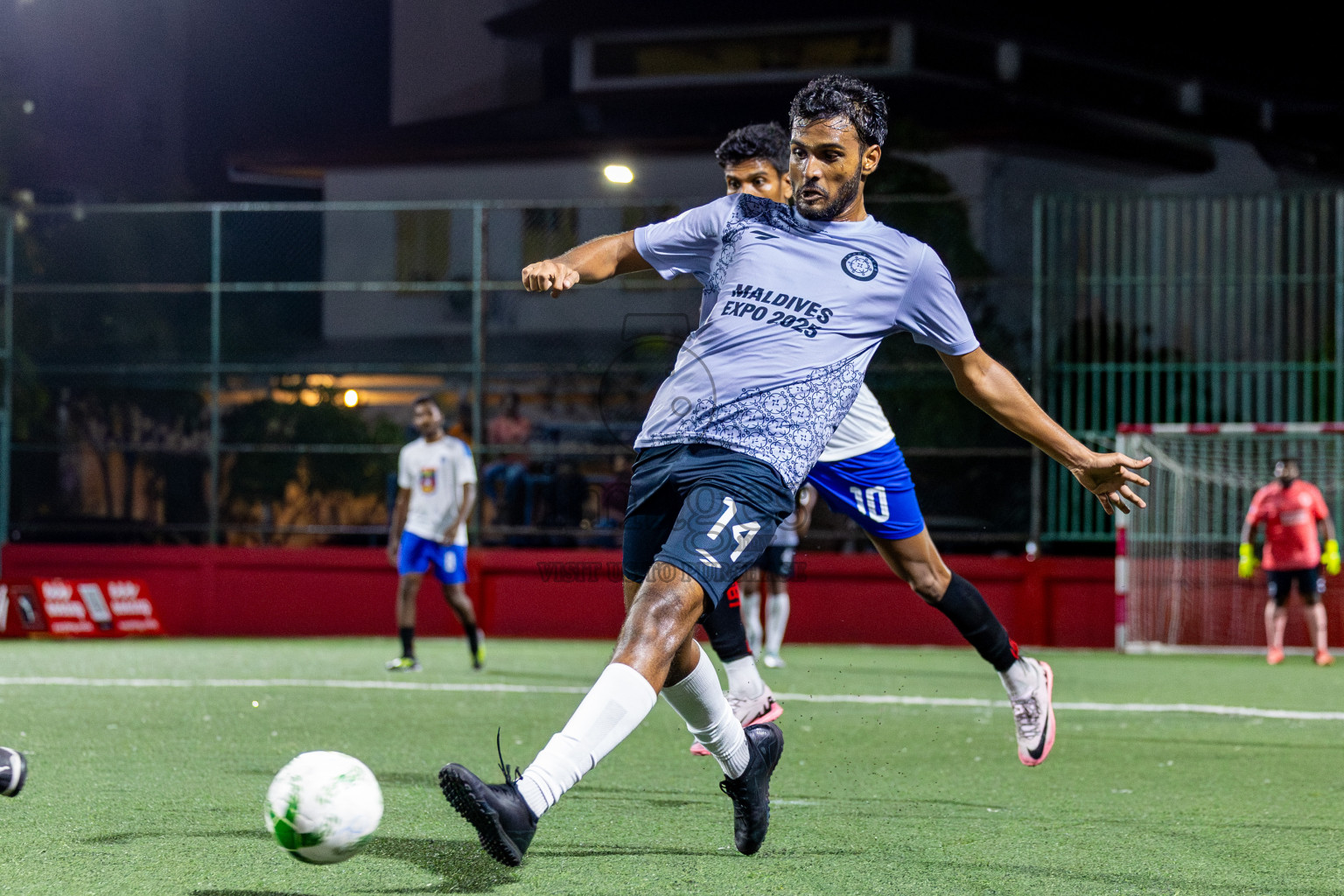 Police Club vs Trade Club in Day 13 of Office League 2025 was held on Monday, 28th April 2025 in Hulhumale', Maldives. Photos: Nausham Waheed / images.mv