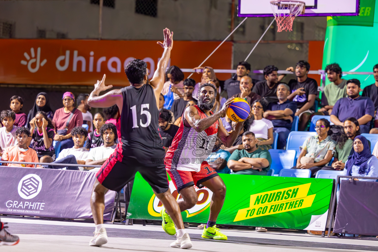 Final Day of MILO Ramadan 3x3 Challenge 2024 was held in Ekuveni Outdoor Basketball Court at Male', Maldives on Tuesday, 19th March 2024.
Photos: Ismail Thoriq / images.mv