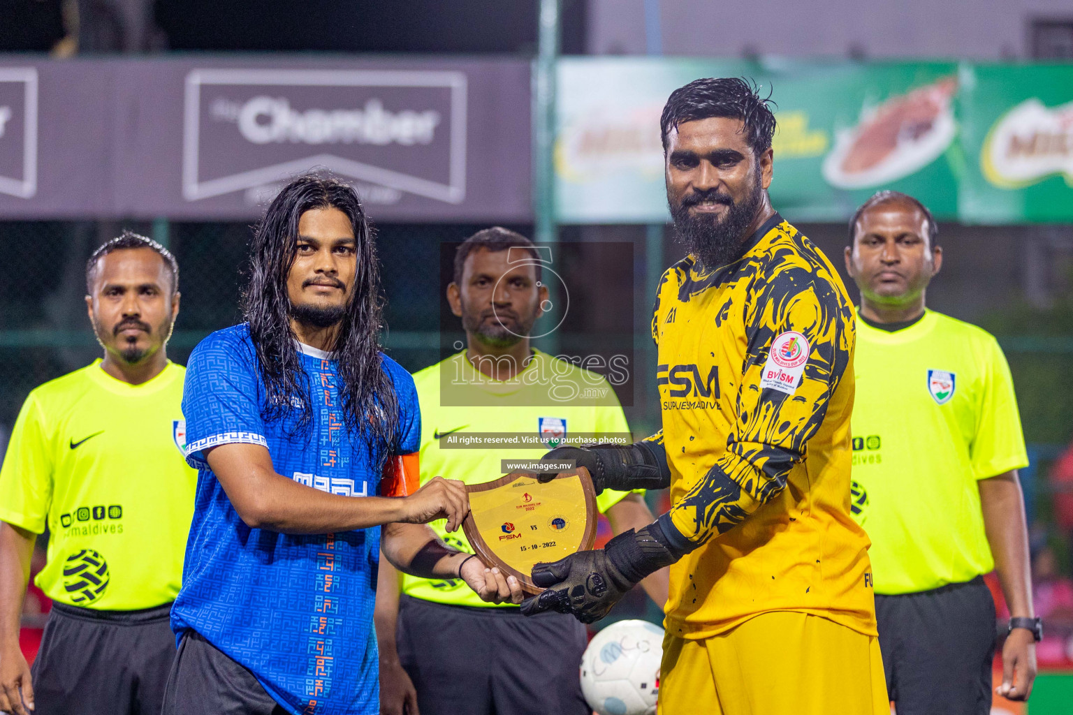 Team FSM vs Raajje Online Club in Club Maldives Cup 2022 was held in Hulhumale', Maldives on Saturday, 15th October 2022. Photos: Ismail Thoriq/ images.mv