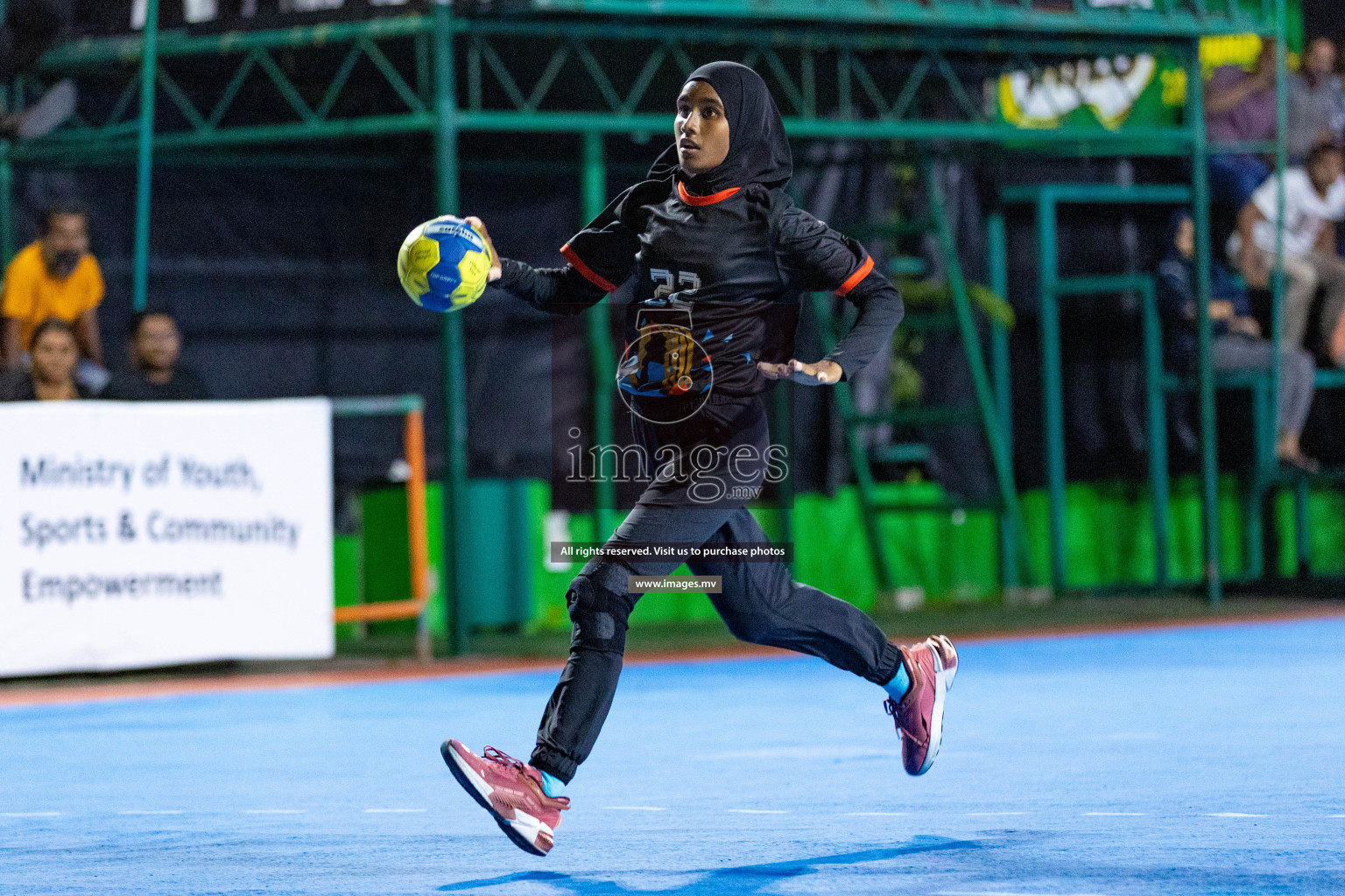 Day 1 of 7th Inter-Office/Company Handball Tournament 2023, held in Handball ground, Male', Maldives on Friday, 16th September 2023 Photos: Nausham Waheed/ Images.mv