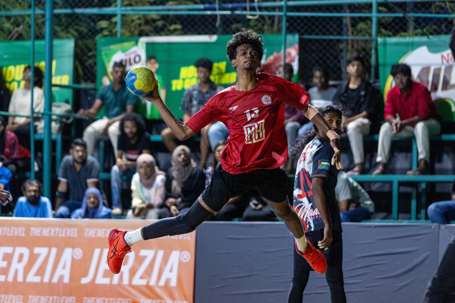 Division one Final 10th National Handball Tournament 2023, held in Handball ground, Male', Maldives on Saturday, 13th January 2023 Photos: Nausham Waheed/ Images.mv