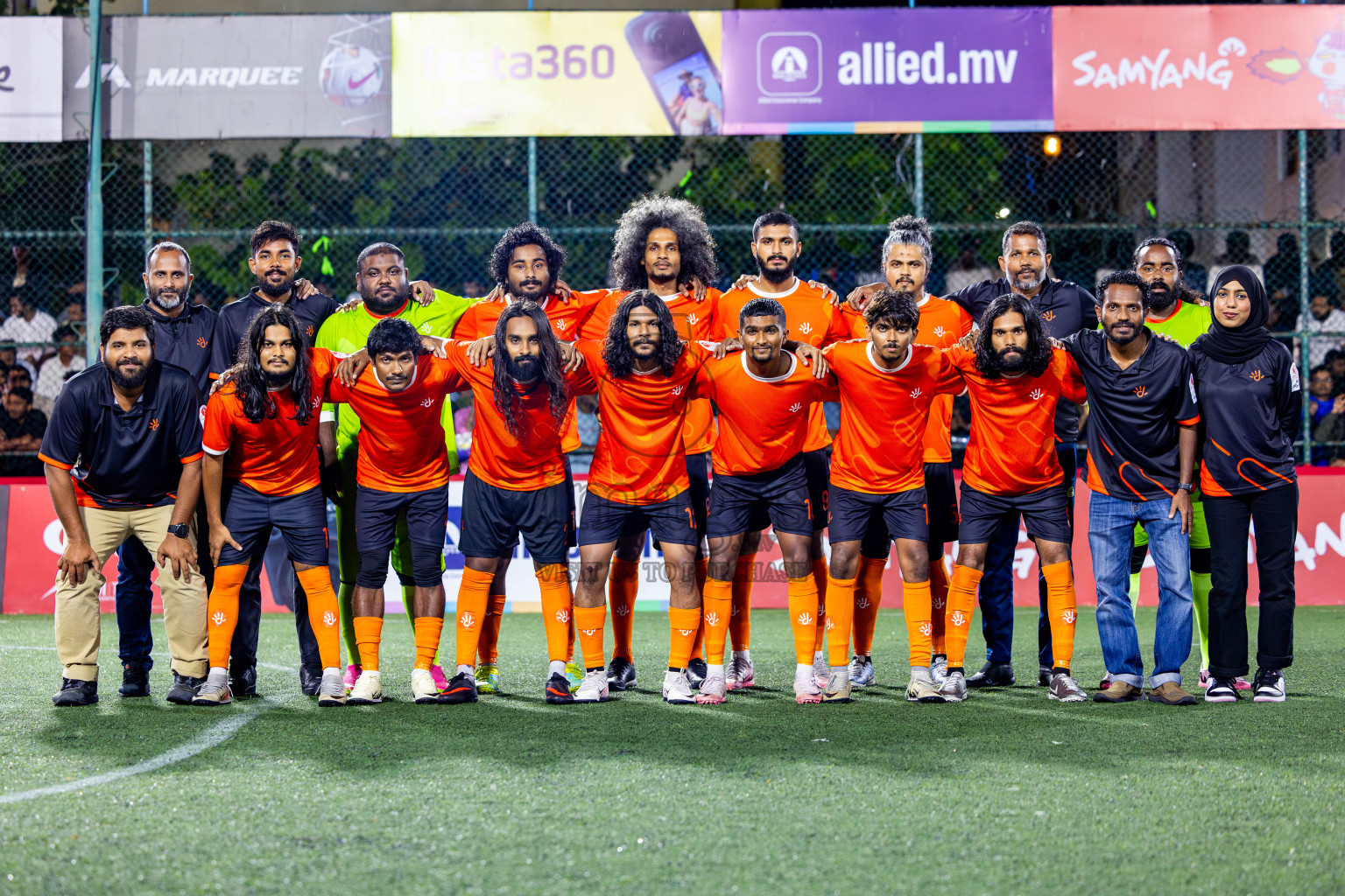 Dhiraagu vs RRC in Quarter Finals of Club Maldives Cup 2024 held in Rehendi Futsal Ground, Hulhumale', Maldives on Friday, 11th October 2024. Photos: Nausham Waheed / images.mv