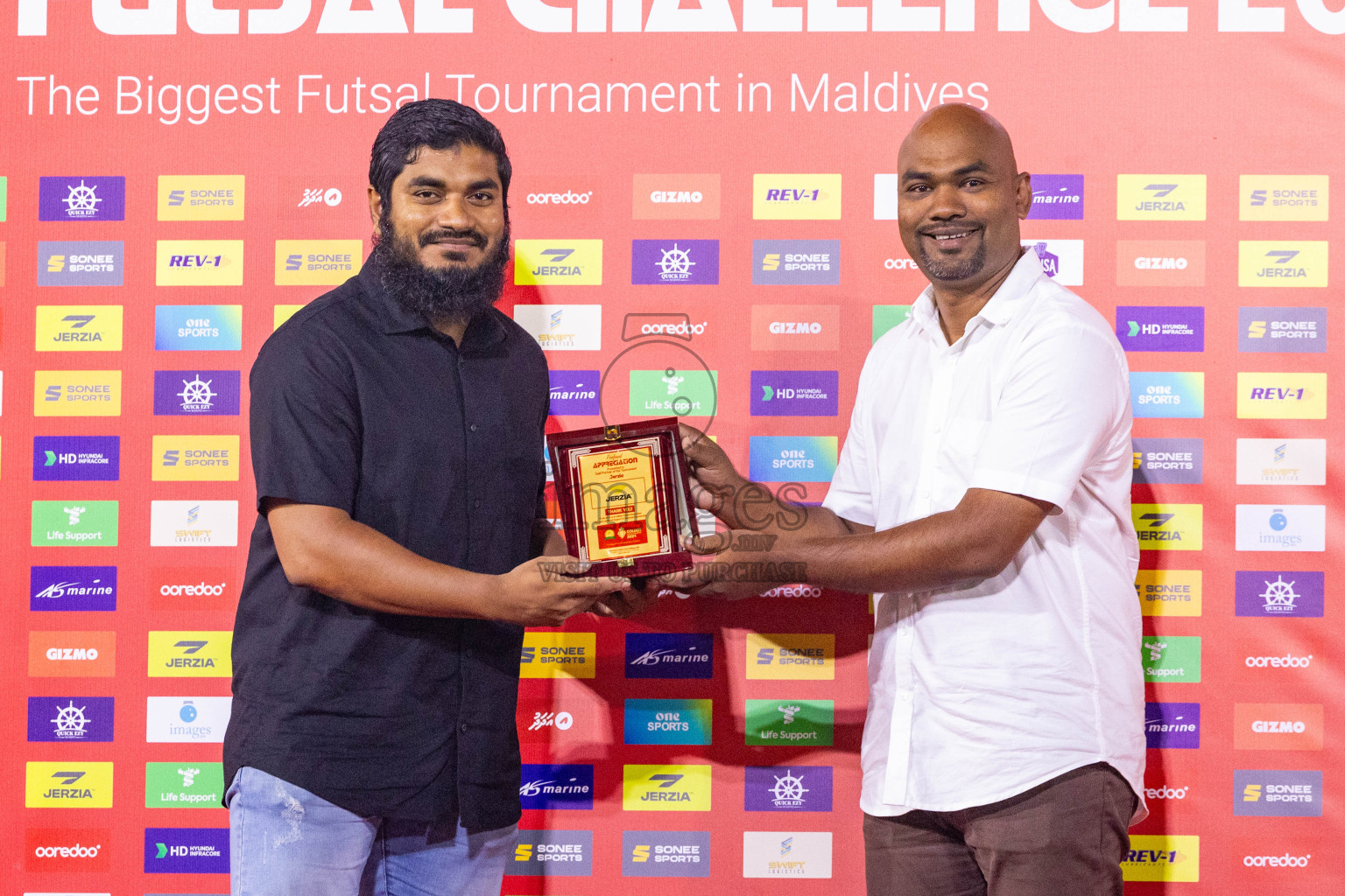 B Eydhafushi vs L Gan in the Final of Golden Futsal Challenge 2024 was held on Thursday, 7th March 2024, in Hulhumale', Maldives 
Photos: Ismail Thoriq / images.mv