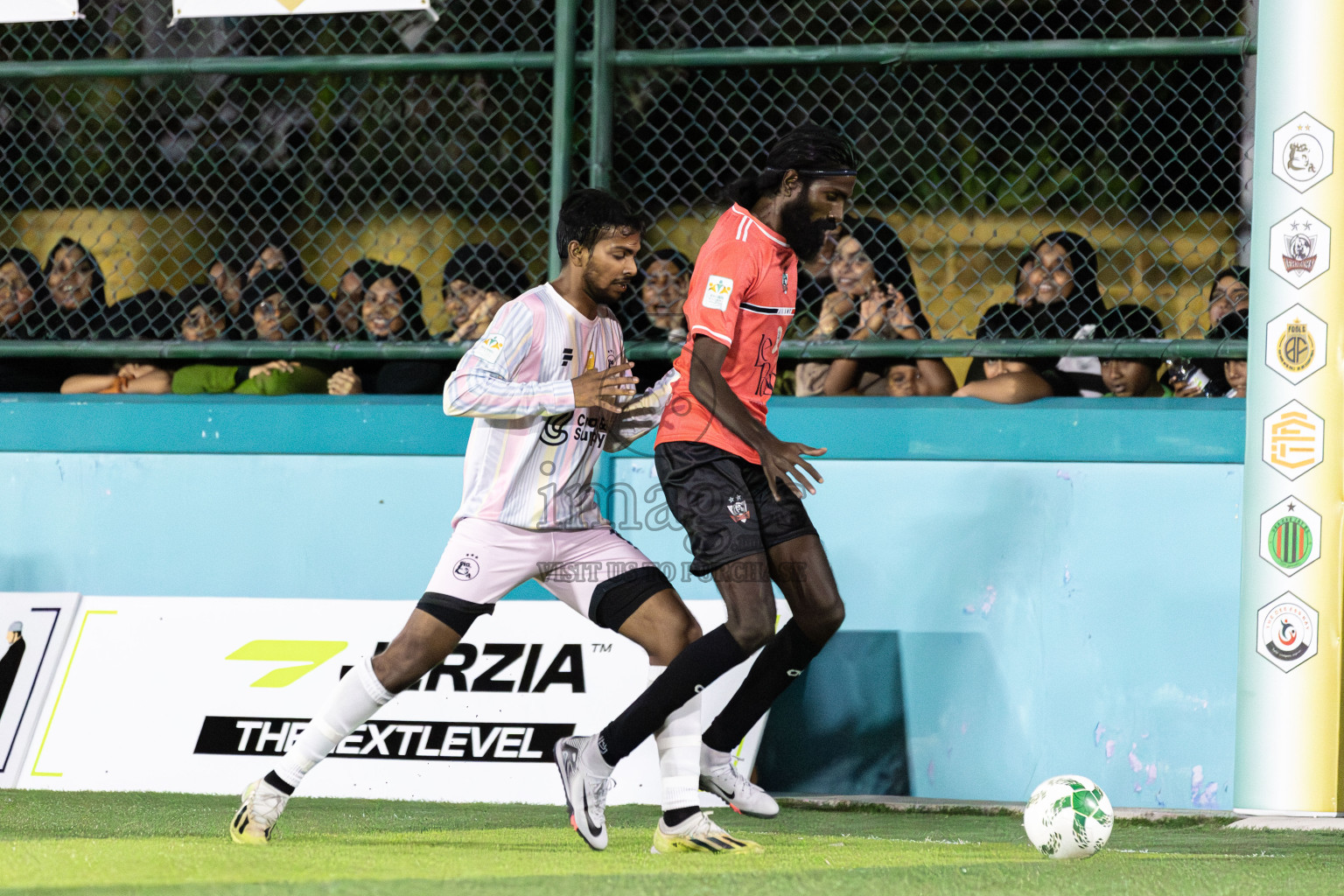 Ifhaams vs J Kovi Goani in Day 1 of Laamehi Dhiggaru Ekuveri Futsal Challenge 2025 was held on Thursday, 24th July 2025, at Dhiggaru Futsal Ground, Dhiggaru, Maldives Photos: Areef Adam / images.mv