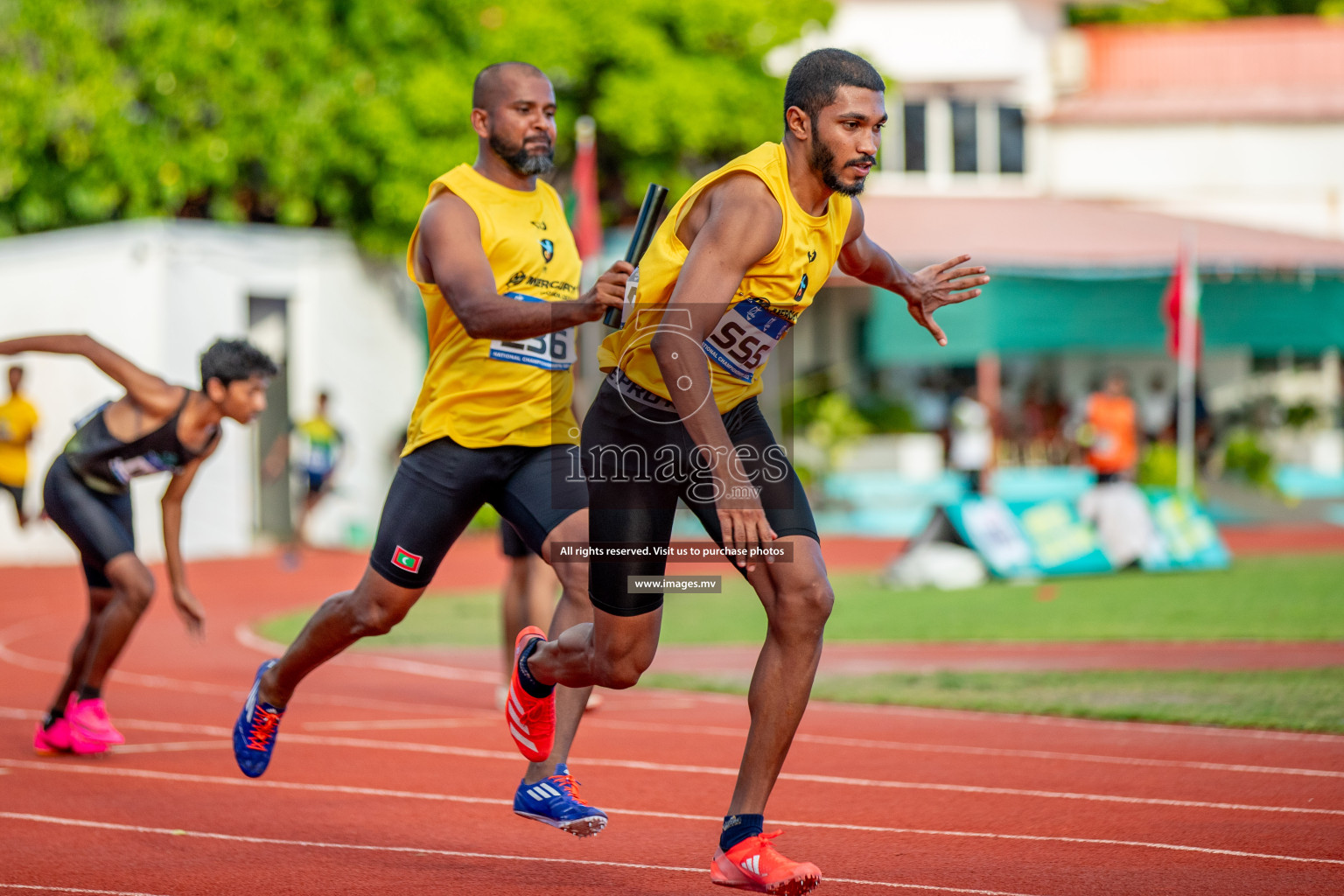 Day 3 of National Athletics Championship 2023 was held in Ekuveni Track at Male', Maldives on Saturday, 25th November 2023. Photos: Hassan Simah / images.mv