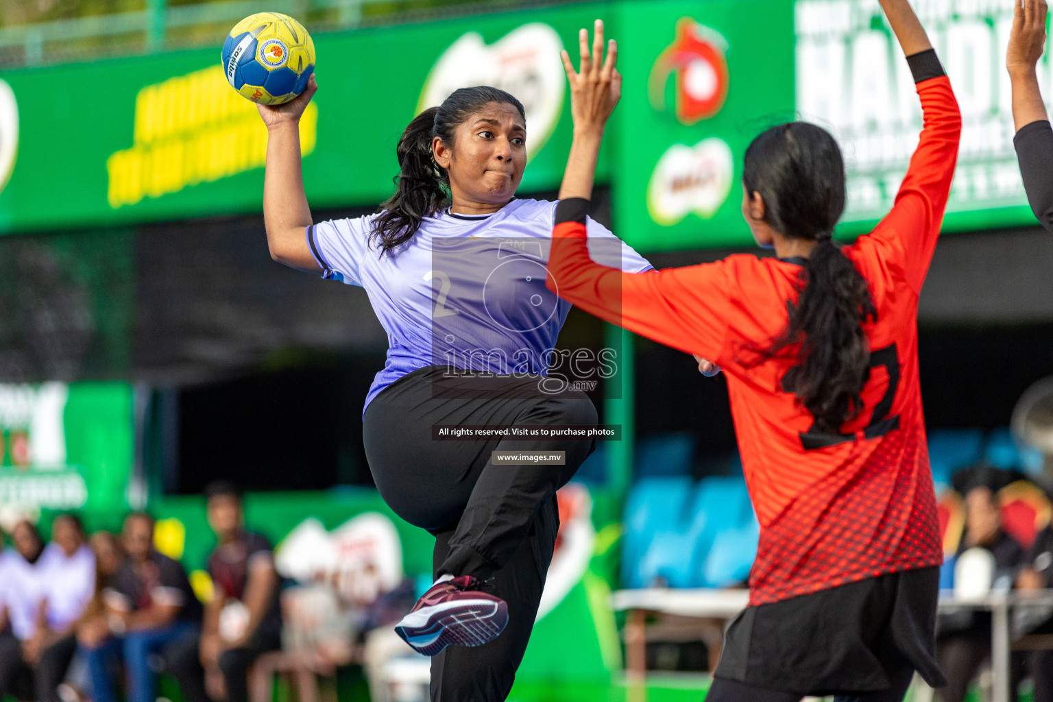 Day 4 of 7th Inter-Office/Company Handball Tournament 2023, held in Handball ground, Male', Maldives on Monday, 18th September 2023 Photos: Nausham Waheed/ Images.mv