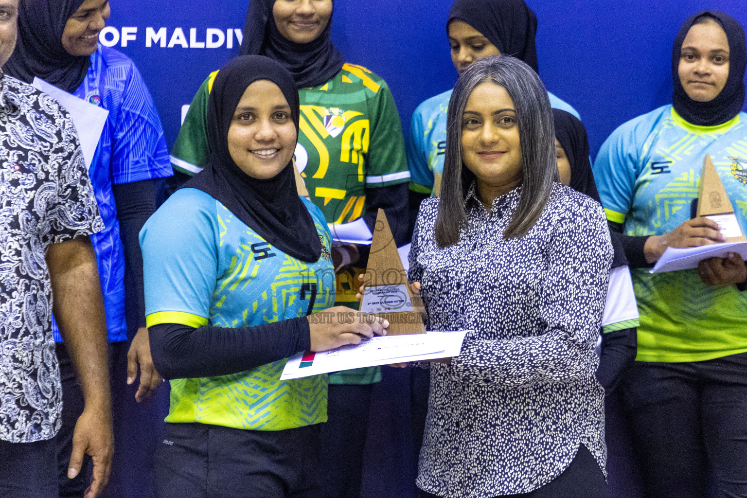 Final of Women's Division of Volleyball Association Cup 2023 held in Male', Maldives on Tuesday, 9th January 2024 at Social Center Indoor Hall Photos By: Nausham Waheed /images.mv