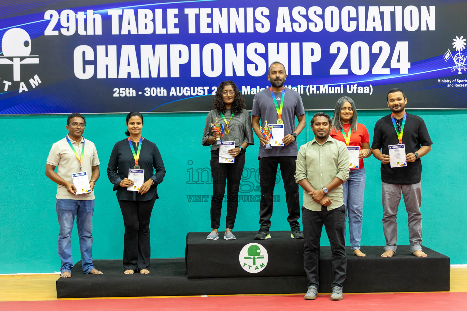 29th Table Tennis Association Championship 2024, 30th August 2024 at Male'TT Hall,Photos by Shuu Abdul Sattar