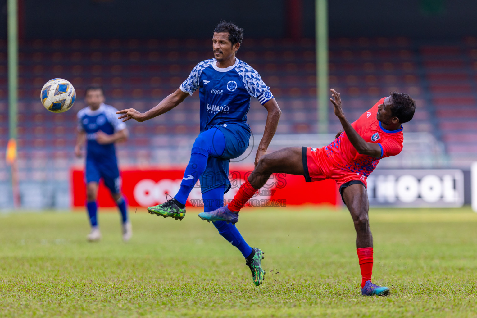 New Radiant SC vs Club PK in the Quarter Final of Second Division 2023 in Male' Maldives on Tuesday, 6th February 2023. Photos: Nausham Waheed / images.mv