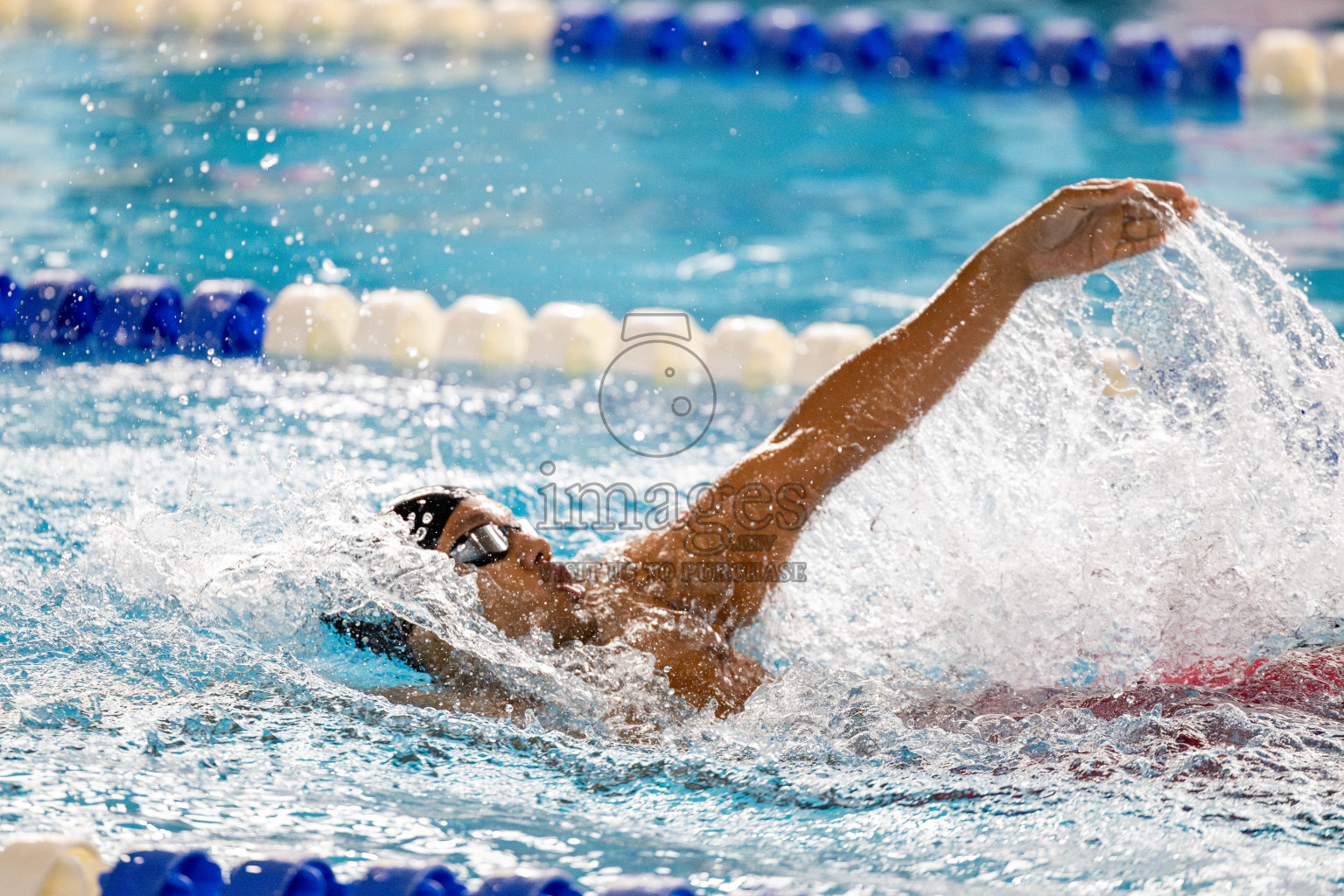 Day 4 of National Swimming Competition 2024 held in Hulhumale', Maldives on Monday, 16th December 2024. 
Photos: Hassan Simah / images.mv