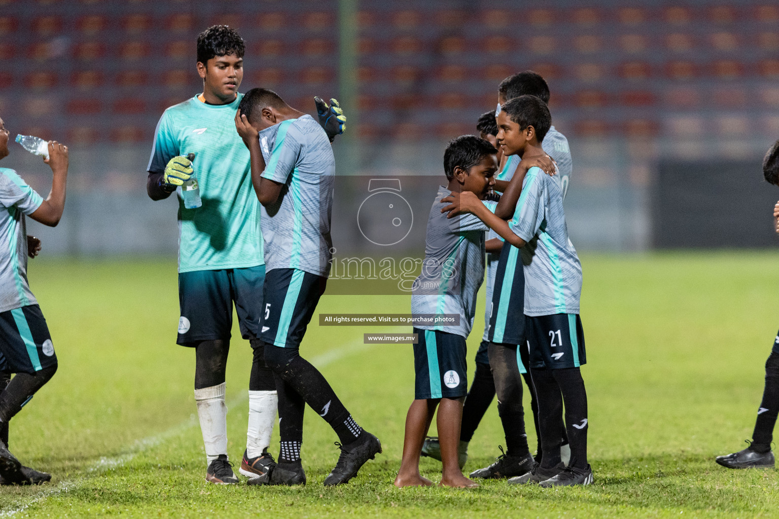 Kalaafaanu School vs Ahmadhiyya International School in the Final of FAM U13 Inter School Football Tournament 2022/23 was held in National Football Stadium on Sunday, 11th June 2023. Photos: Ismail Thoriq / images.mv