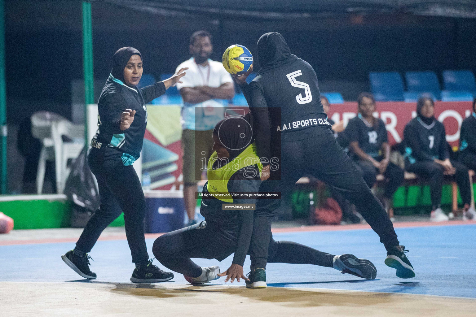 Day 6 of 6th MILO Handball Maldives Championship 2023, held in Handball ground, Male', Maldives on Thursday, 25th May 2023 Photos: Shuu Abdul Sattar/ Images.mv