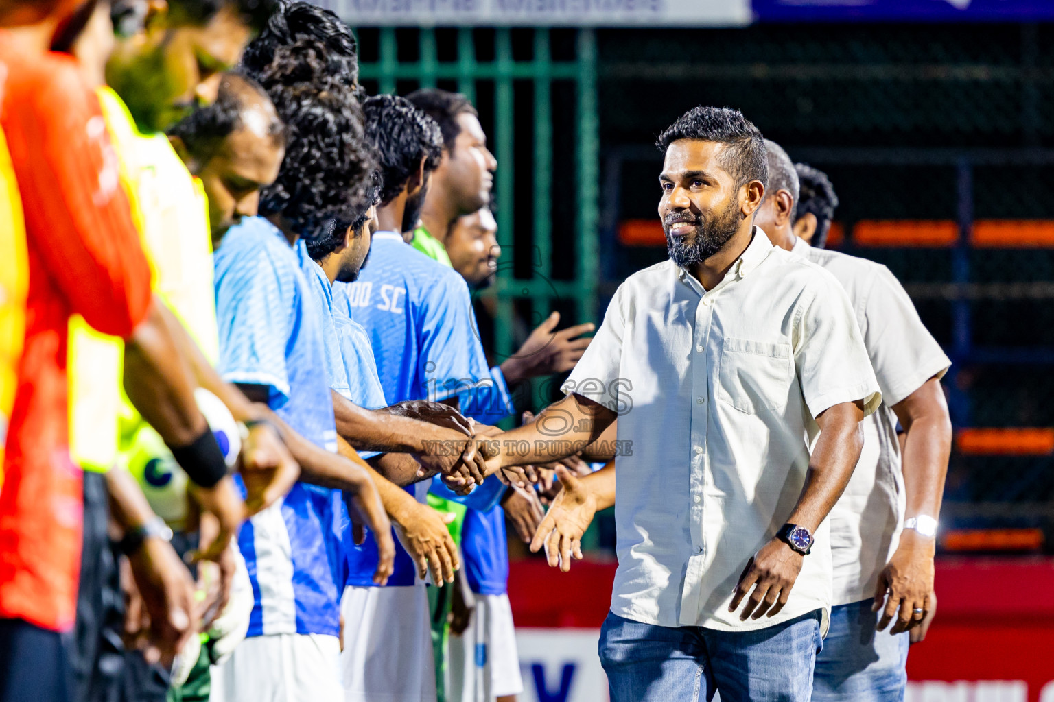 Sh Kanditheemu vs Sh Milandhoo in Day 11 of Golden Futsal Challenge 2025 was held on Wednesday, 15th January 2025, in Hulhumale', Maldives Photos: Nausham Waheed / images.mv