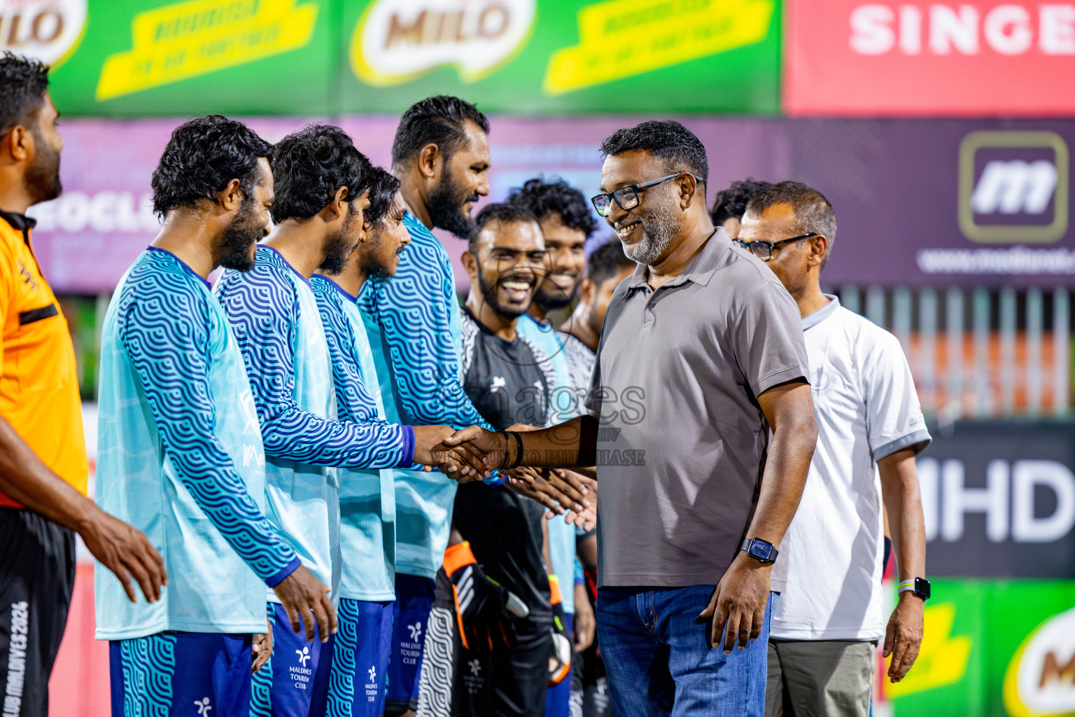 TOURISM CLUB vs MALE CITY COUNCIL in Club Maldives Classic 2024 held in Rehendi Futsal Ground, Hulhumale', Maldives on Wednesday, 4th September 2024. Photos: Nausham Waheed / images.mv