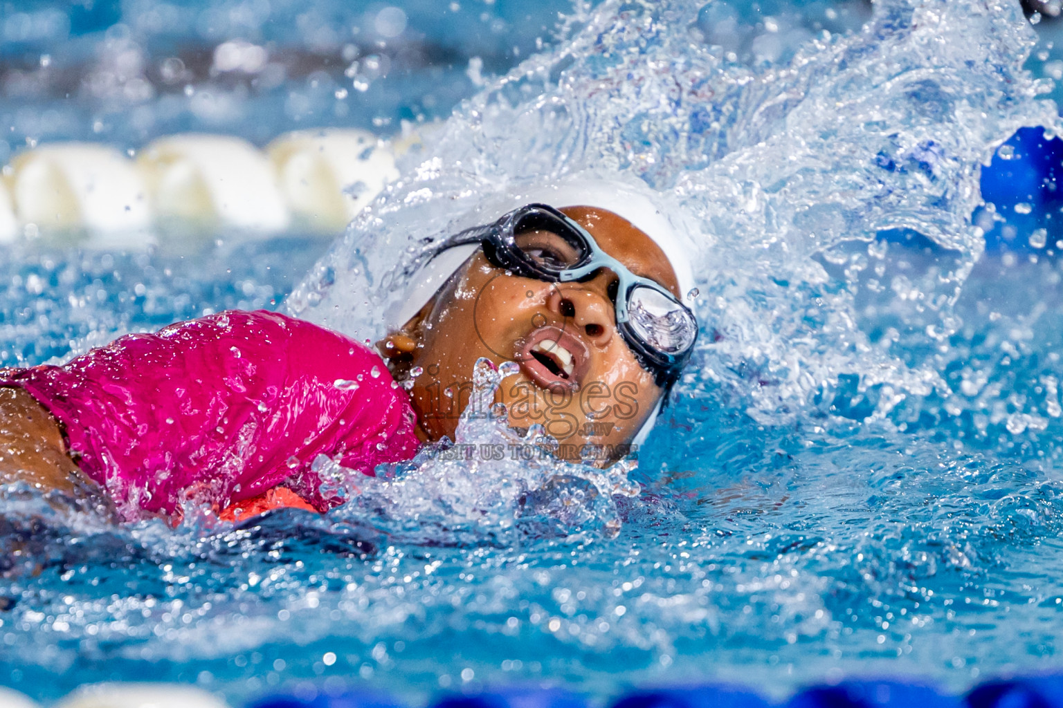 Day 3 of 20th BMLInter-school Swimming Competition 2024 held in Hulhumale', Maldives on Monday, 14th October 2024. Photos: Nausham Waheed / images.mv